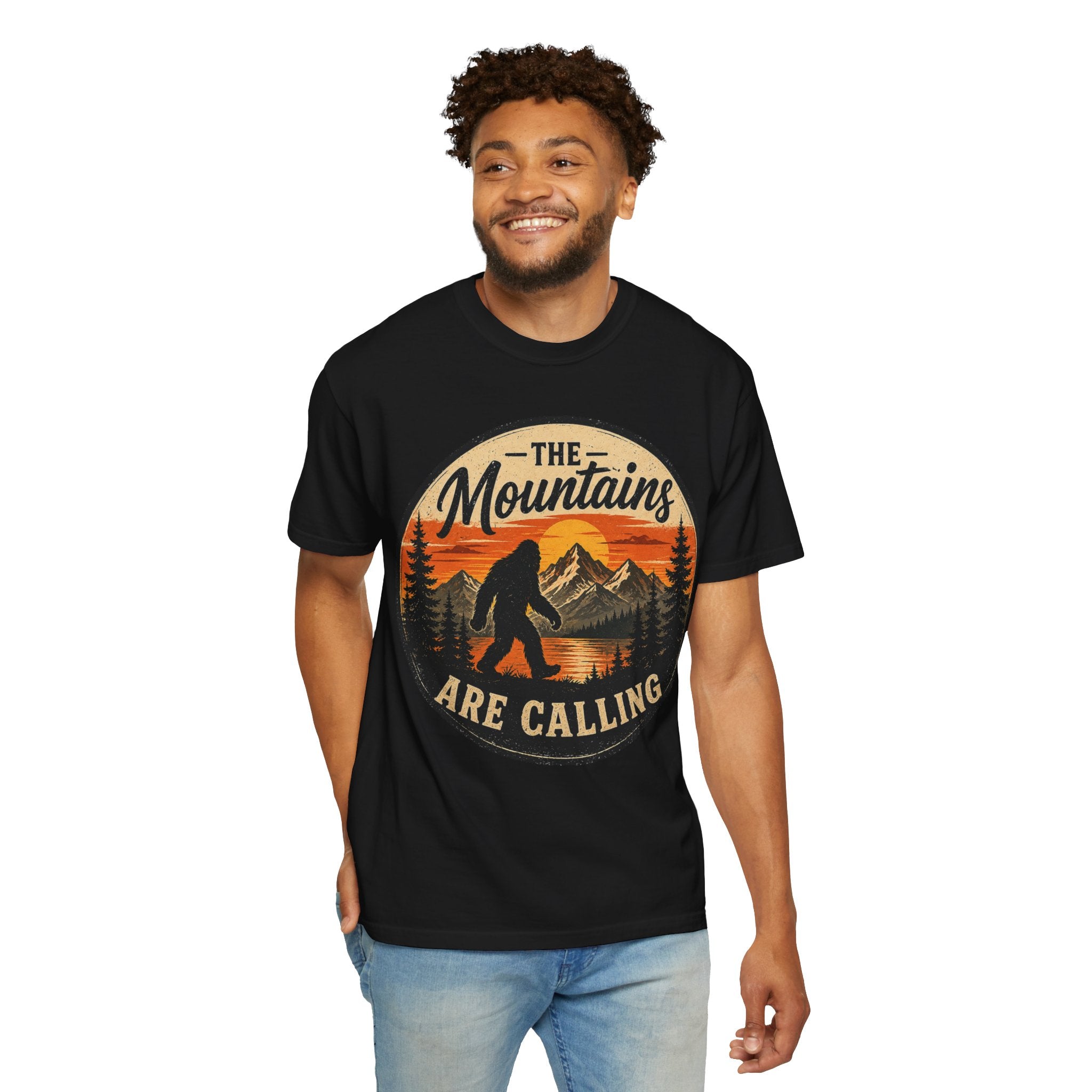The Mountains Are Calling T‑Shirt — Outdoor Adventure Graphic Tee