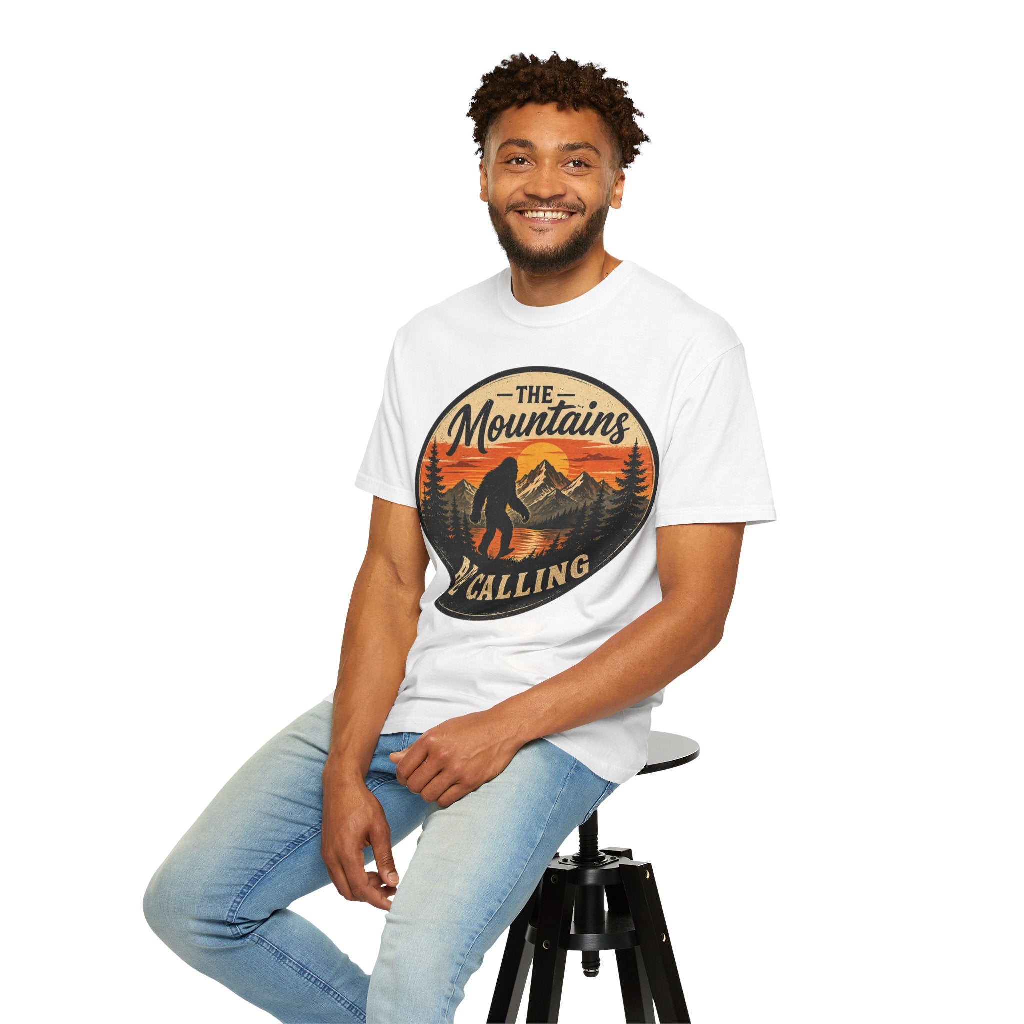 The Mountains Are Calling T‑Shirt — Outdoor Adventure Graphic Tee