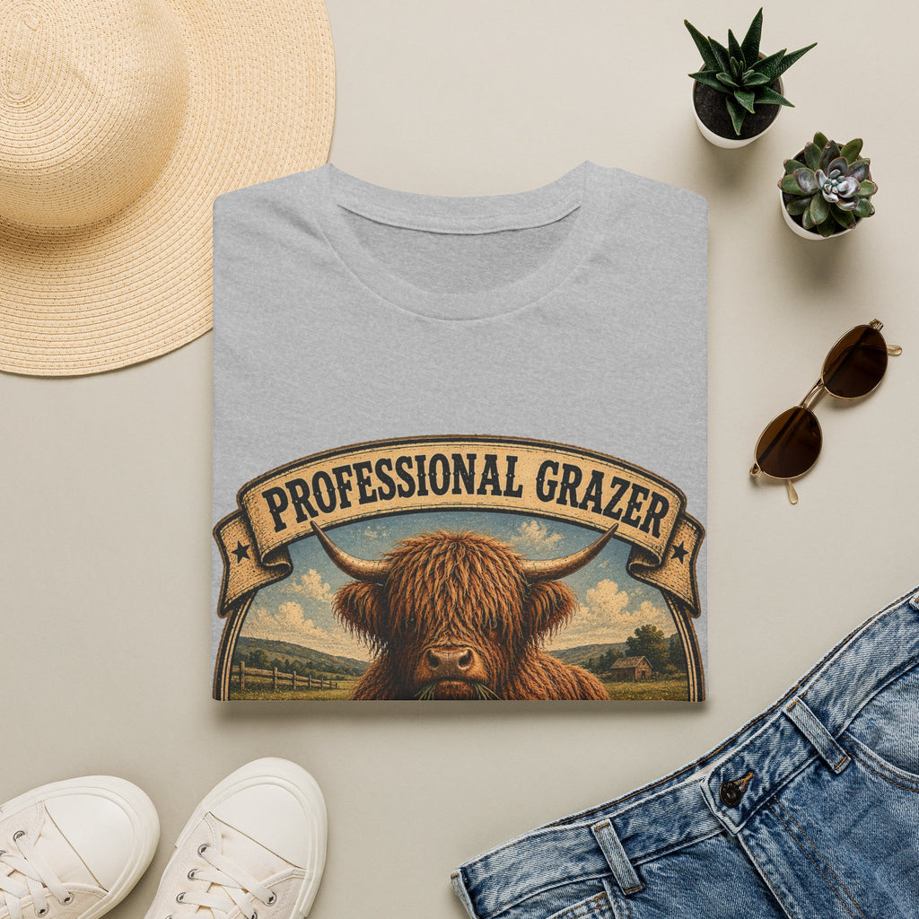 Professional Grazer Highland Cow Unisex Softstyle T-Shirt
