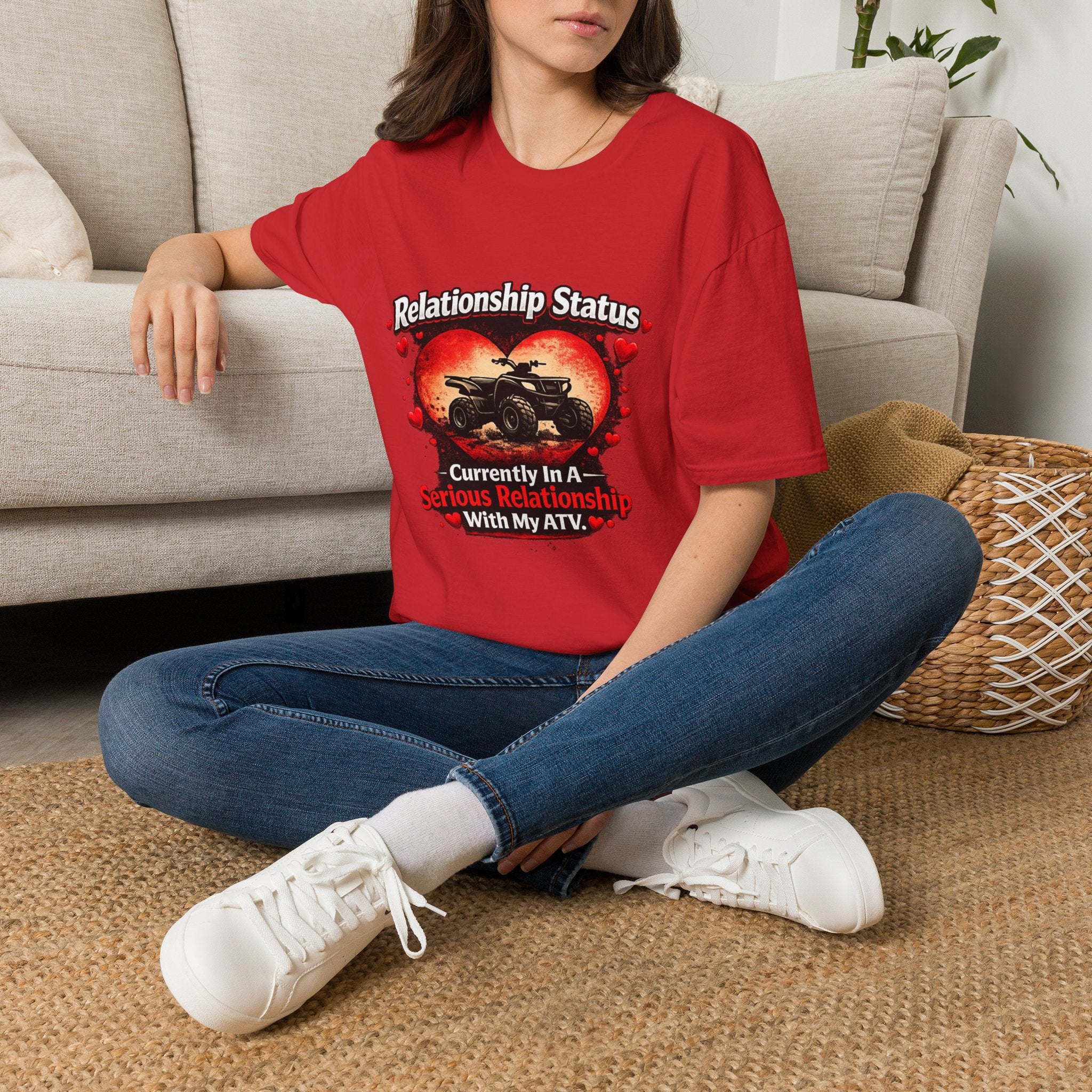 Jeep 'Let's Get Naked' Graphic T‑Shirt — 'Just Me & My Jeep' Off‑Road Pink Design