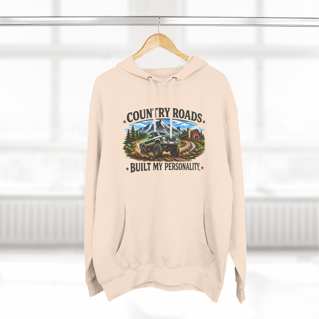 Country Roads Truck Three-Panel Fleece Hoodie