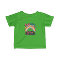 “Smile First, Plan Later” Rainbow Chaos Baby T‑Shirt — Infant Tee