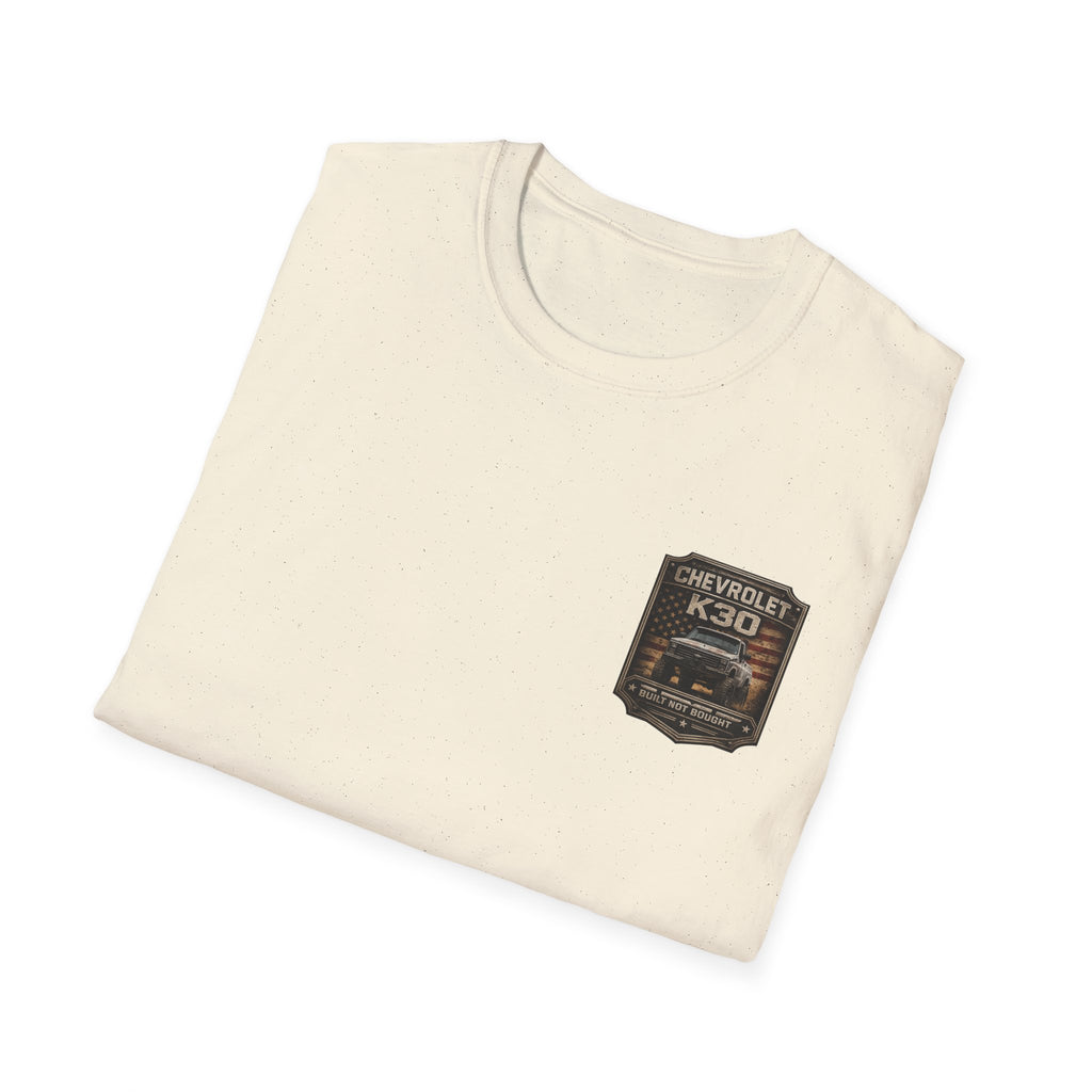 Dirt Road Degree - Chevrolet K30 Vintage Badge T-Shirt