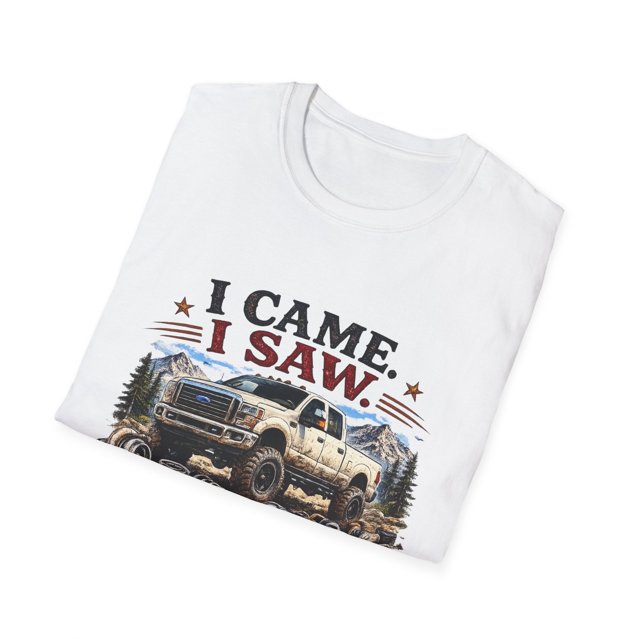 I Saw I Came, I Bought Truck Parts Softstyle T-Shirt