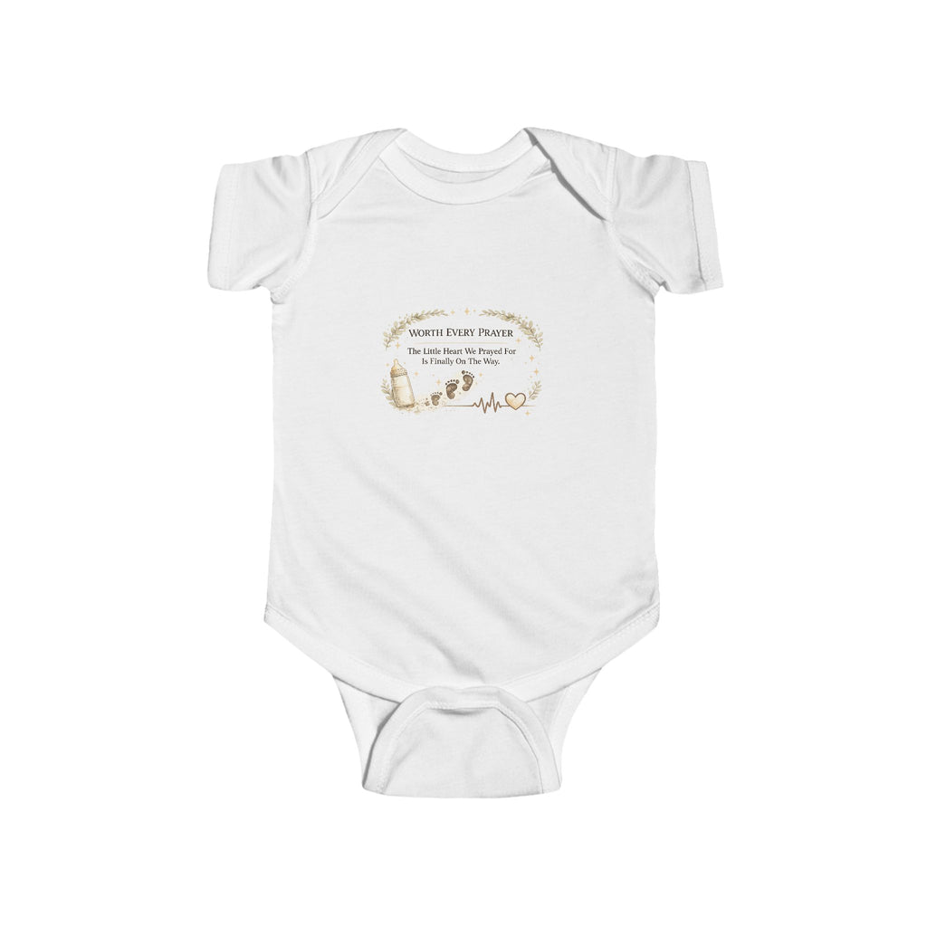 'Welcome Little One' Neutral Floral Newborn Onesie – Baby Bodysuit