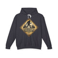 Sasquatch Crossing Hoodie – Vintage Bigfoot Forest Sign Sweatshirt