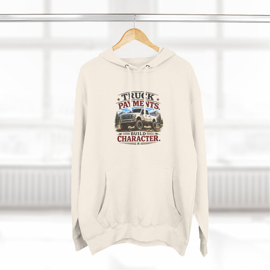 Three-Panel Fleece Hoodie