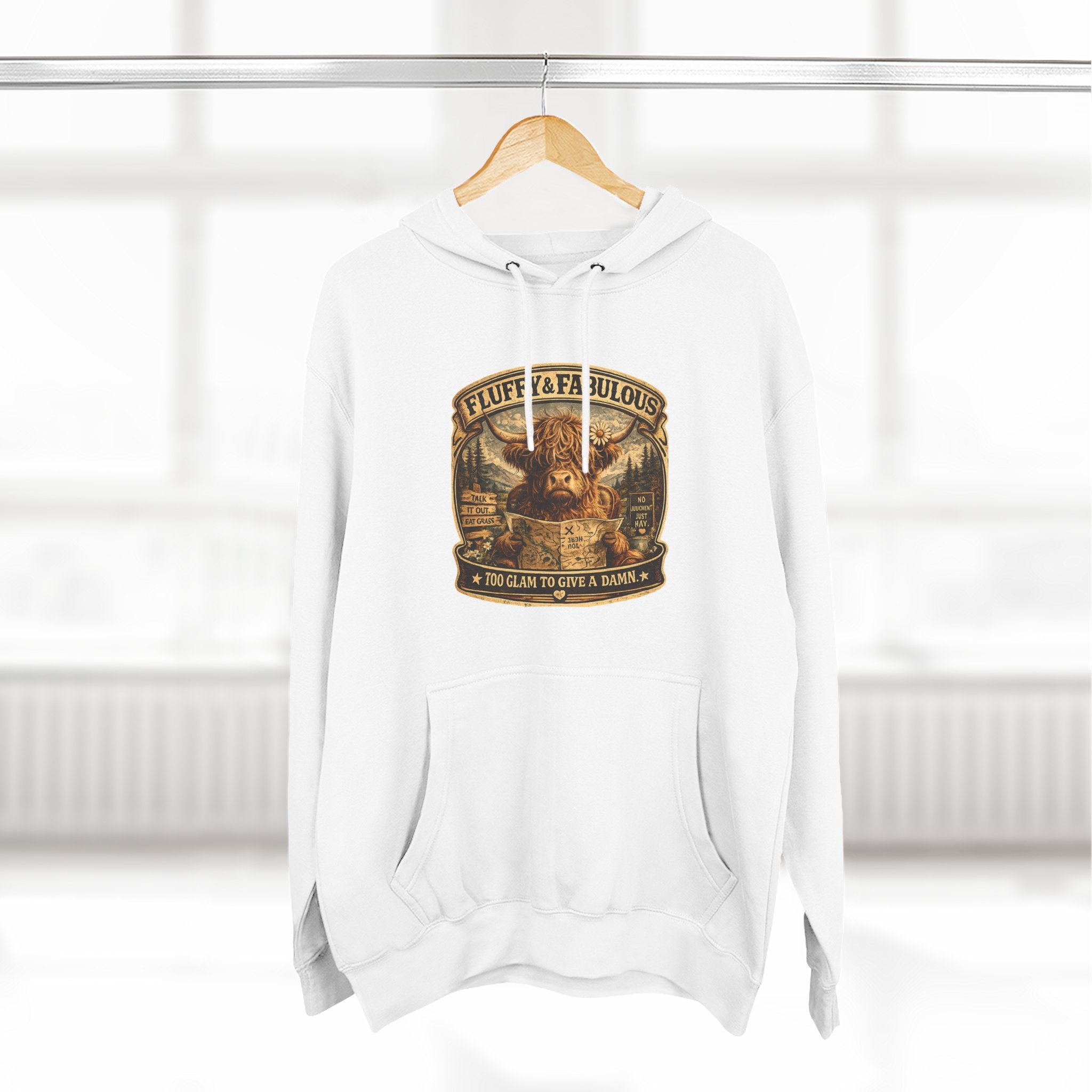 Fluffy & Fabulous Three-Panel Fleece Hoodie