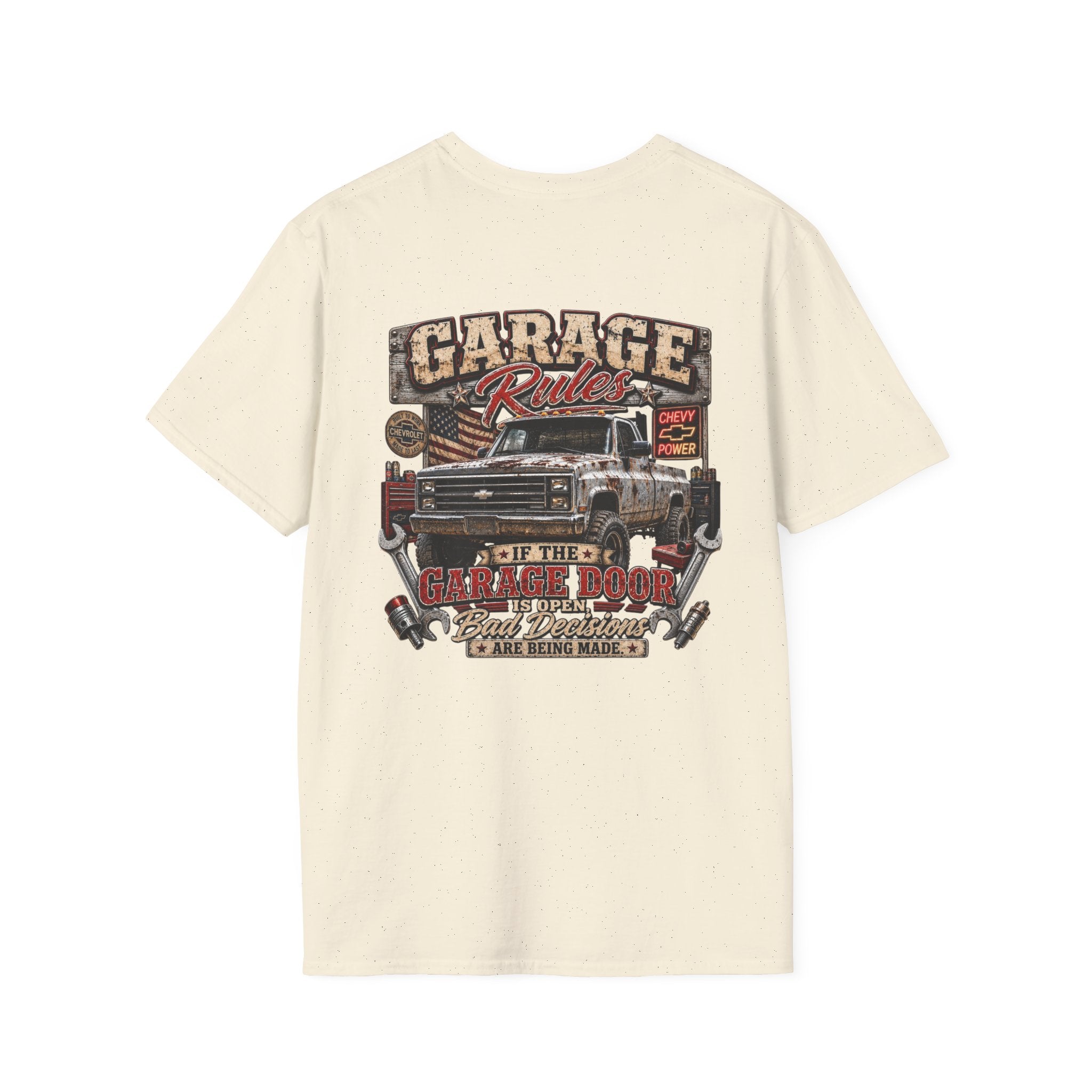 Garage Rules - Chevrolet K30 Vintage Badge T-Shirt