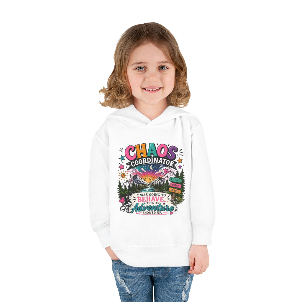Chaos Coordinator Toddler Pullover Fleece Hoodie