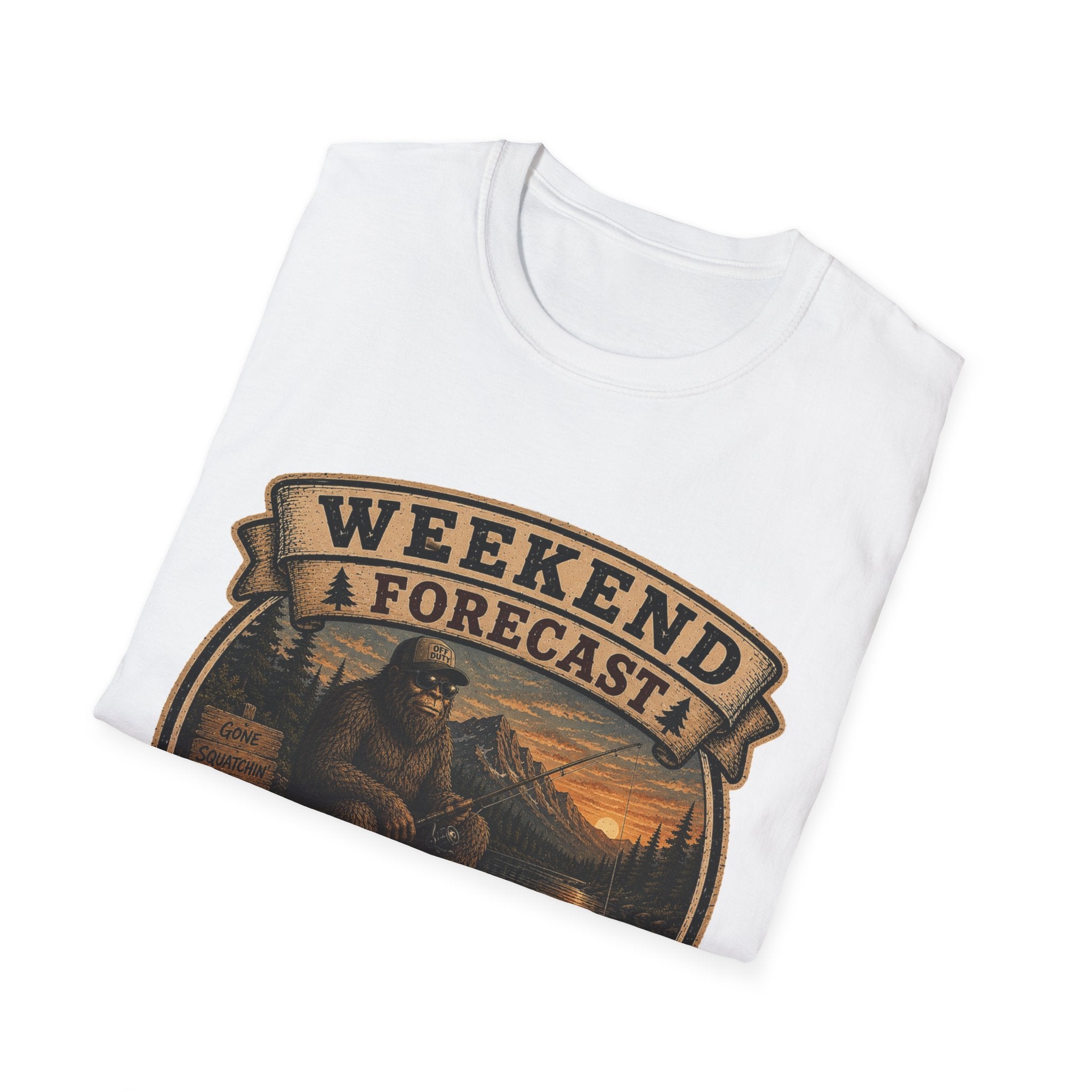 Weekend Forecast T-Shirt — 100% Chance of Avoiding People Graphic Tee