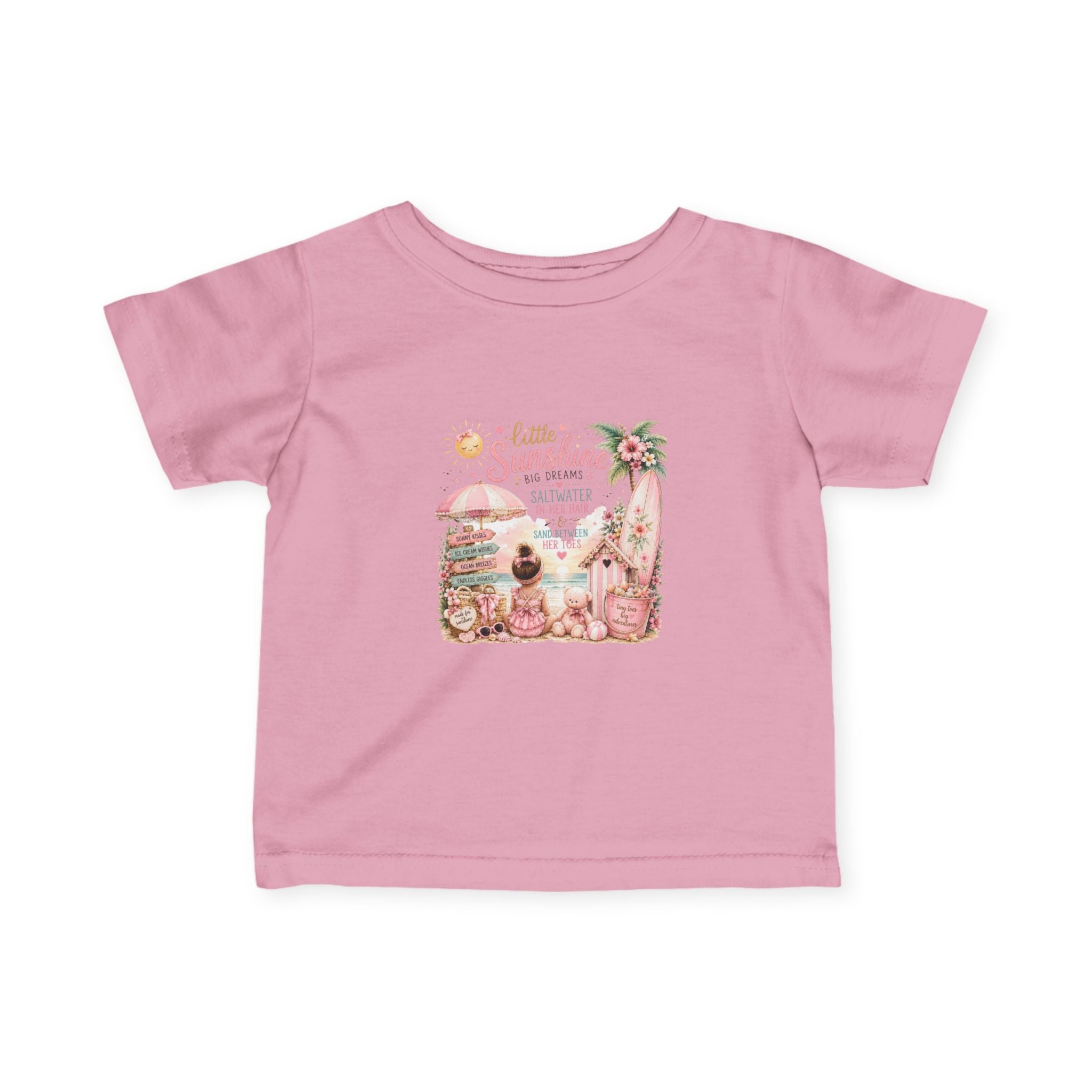 Little Sunshine Beach Camper Graphic Baby Shirt — Infant Tee