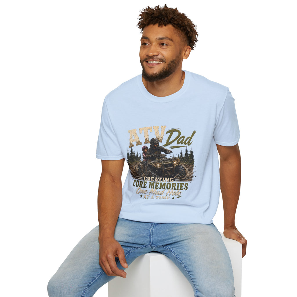 ATV Dad T-Shirt – "Creating Core Memories One Mud Hole at a Time" Outdoor Riding Tee