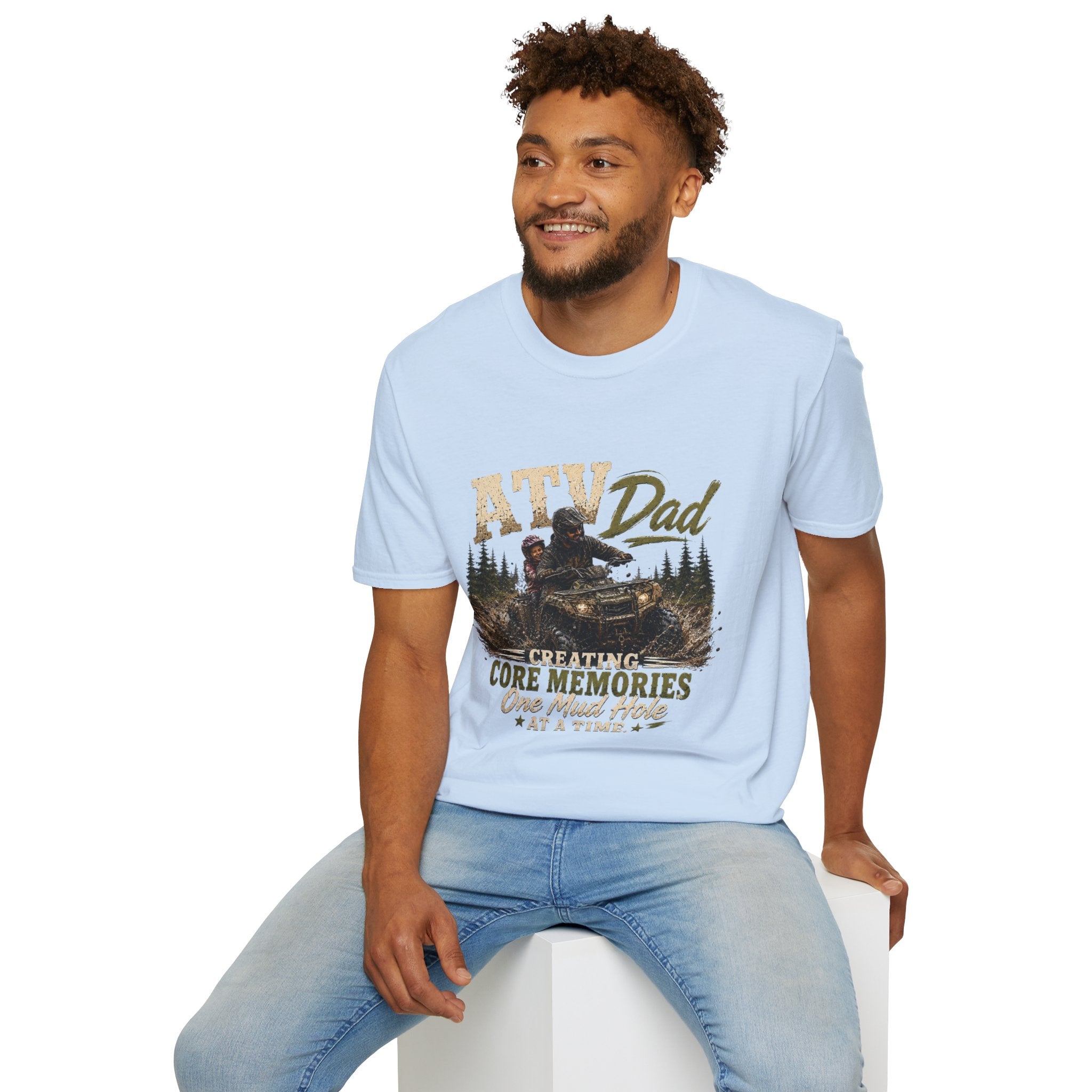 ATV Dad T-Shirt – "Creating Core Memories One Mud Hole at a Time" Outdoor Riding Tee