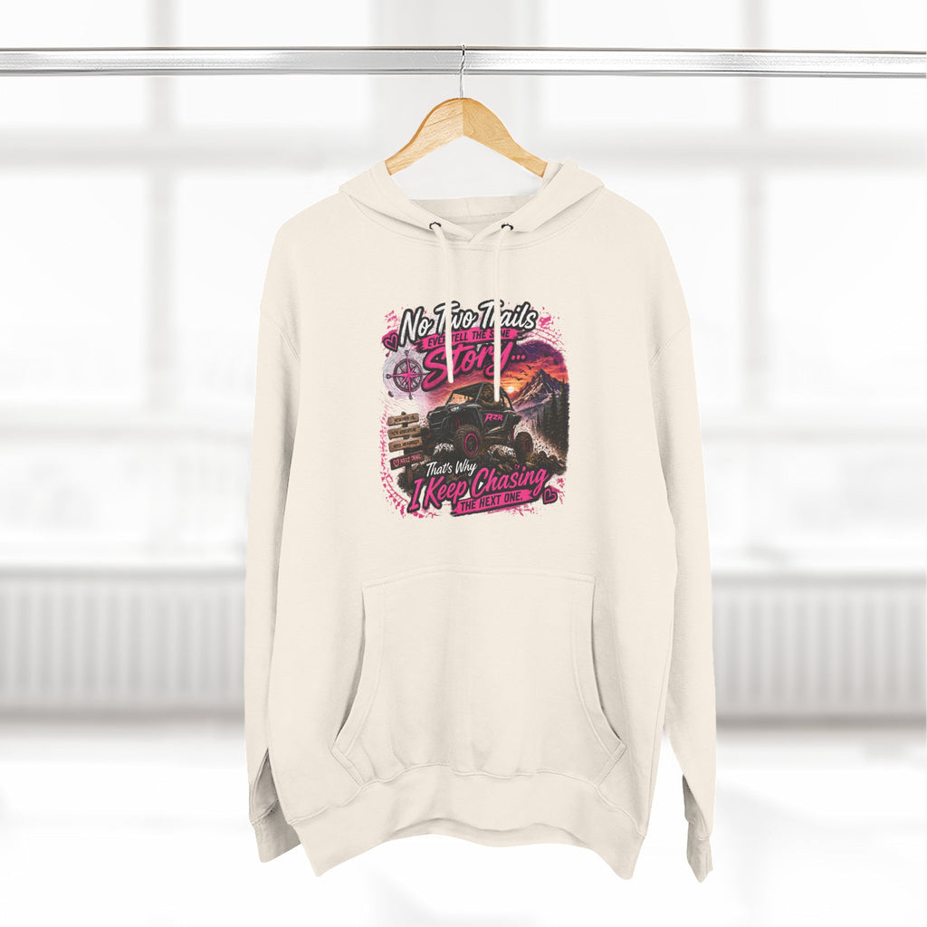 Vintage Desert Motorcycle Hoodie — "Nobody Rides Solo" Retro Biker Graphic