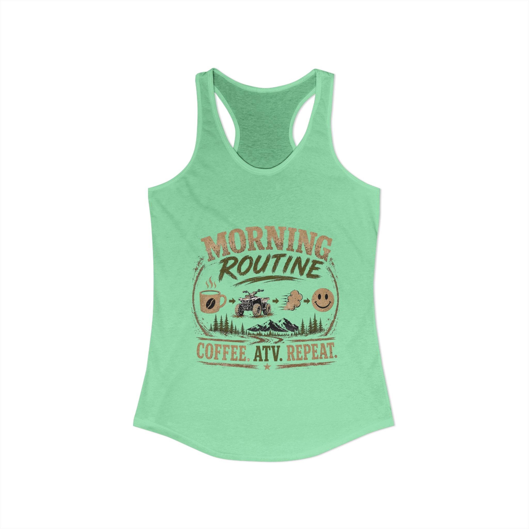Morning Routine Women's Ideal Racerback Tank