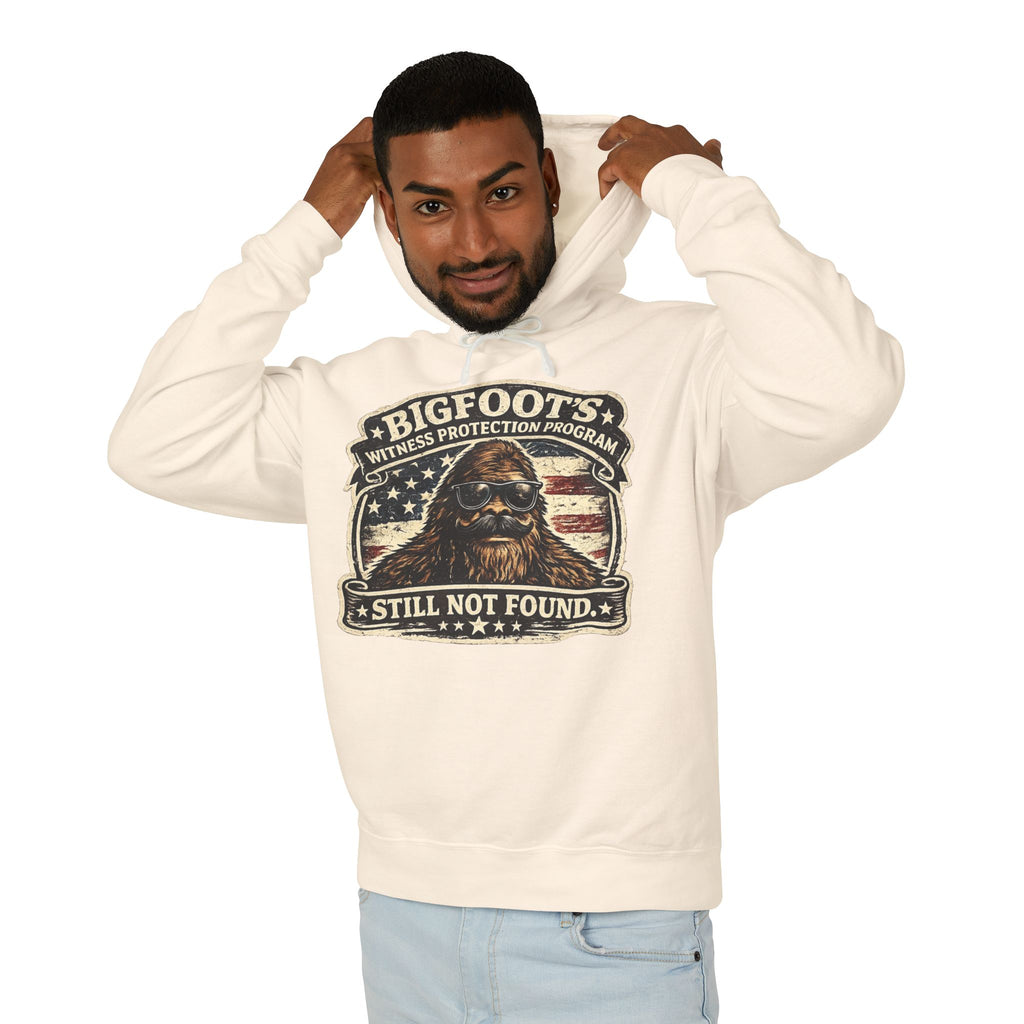 Bigfoot Witness Protection Program Still Not Found Hooded Sweatshirt