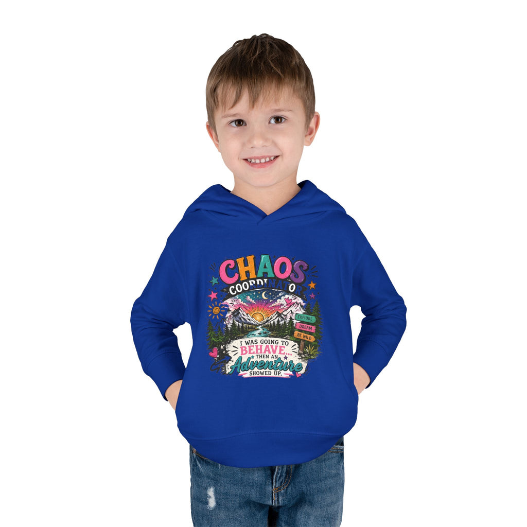 Chaos Coordinator Toddler Pullover Fleece Hoodie