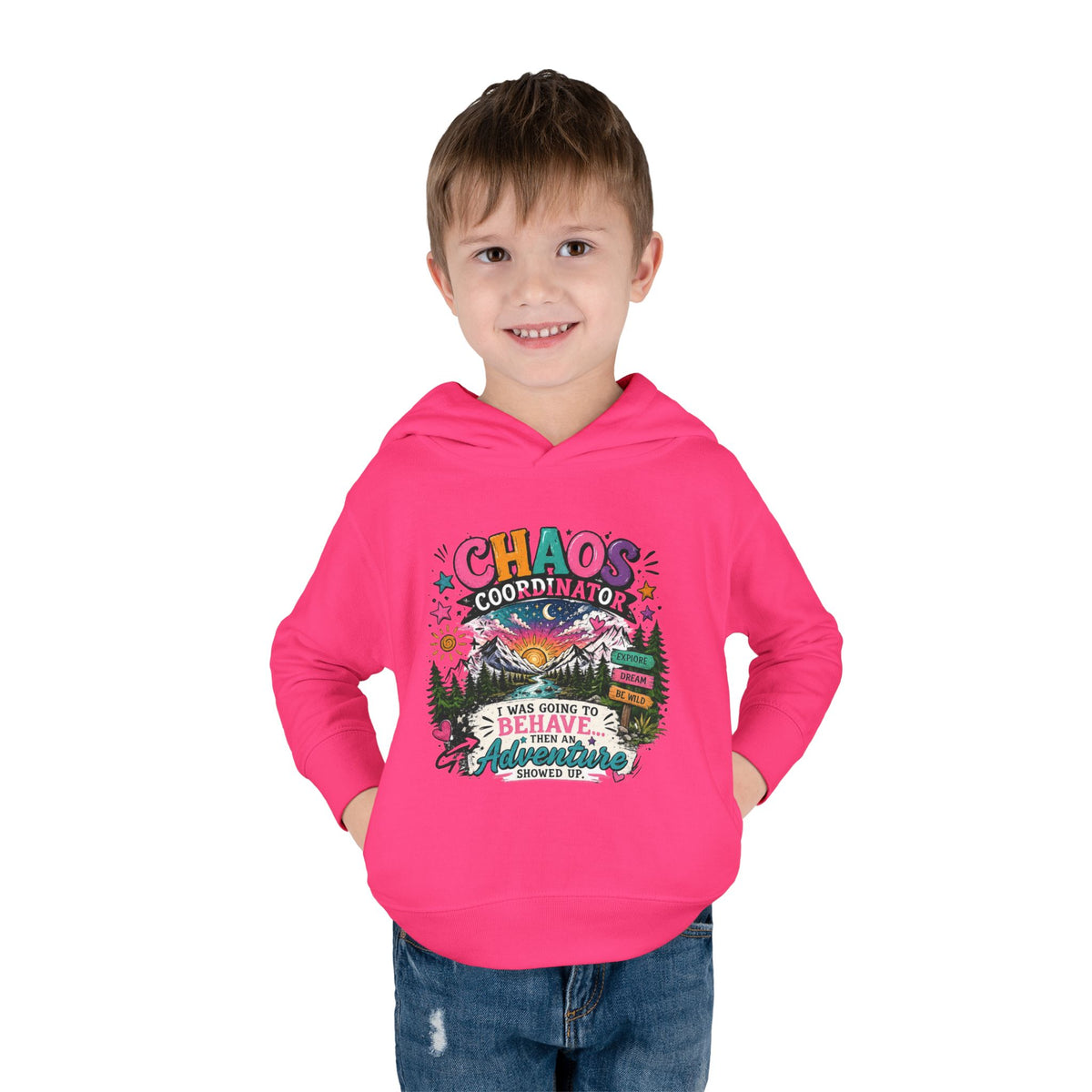 Chaos Coordinator Toddler Pullover Fleece Hoodie