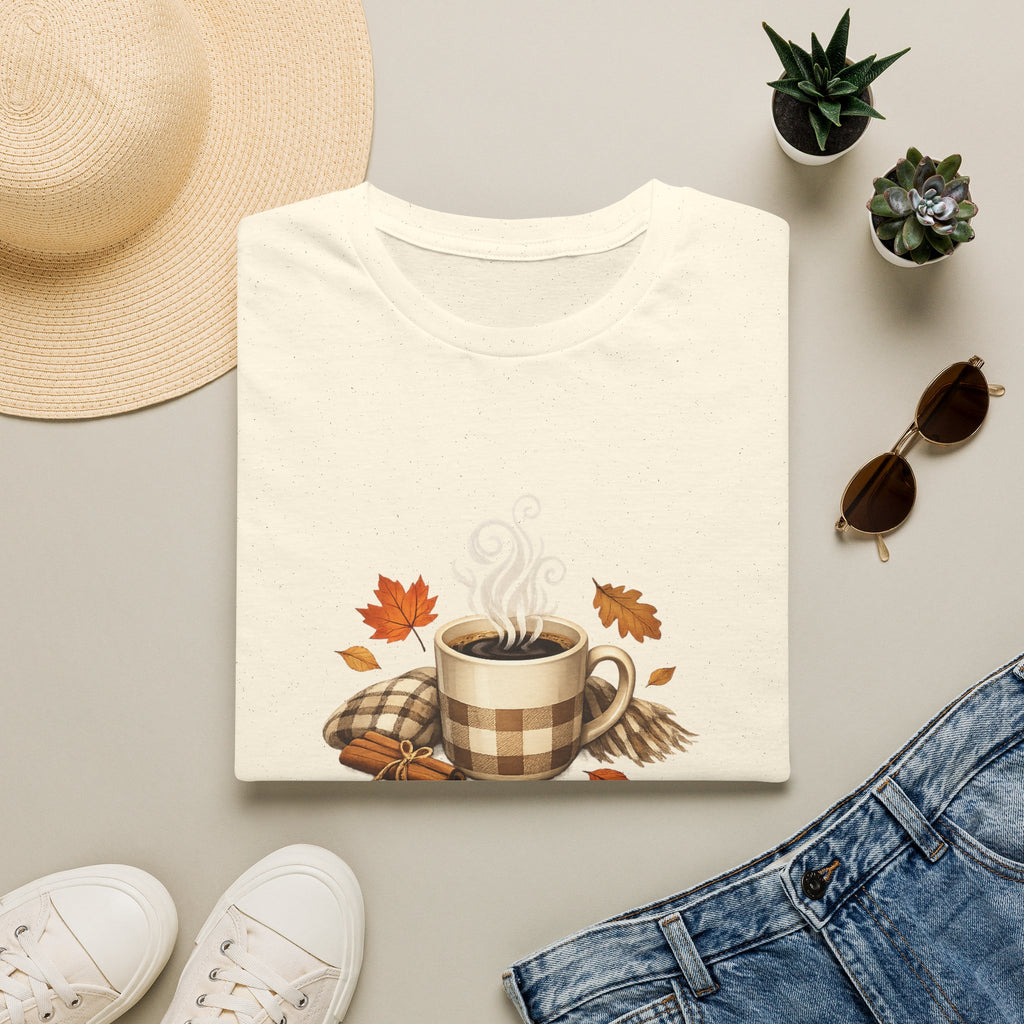 'My Favorite Fall Accessory is a Warm Cup and a Weekend Morning' — Cozy Fall Coffee T-Shirt