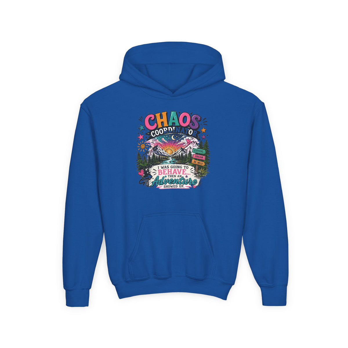 Chaos Coordinator Youth Heavy Blend Hooded Sweatshirt