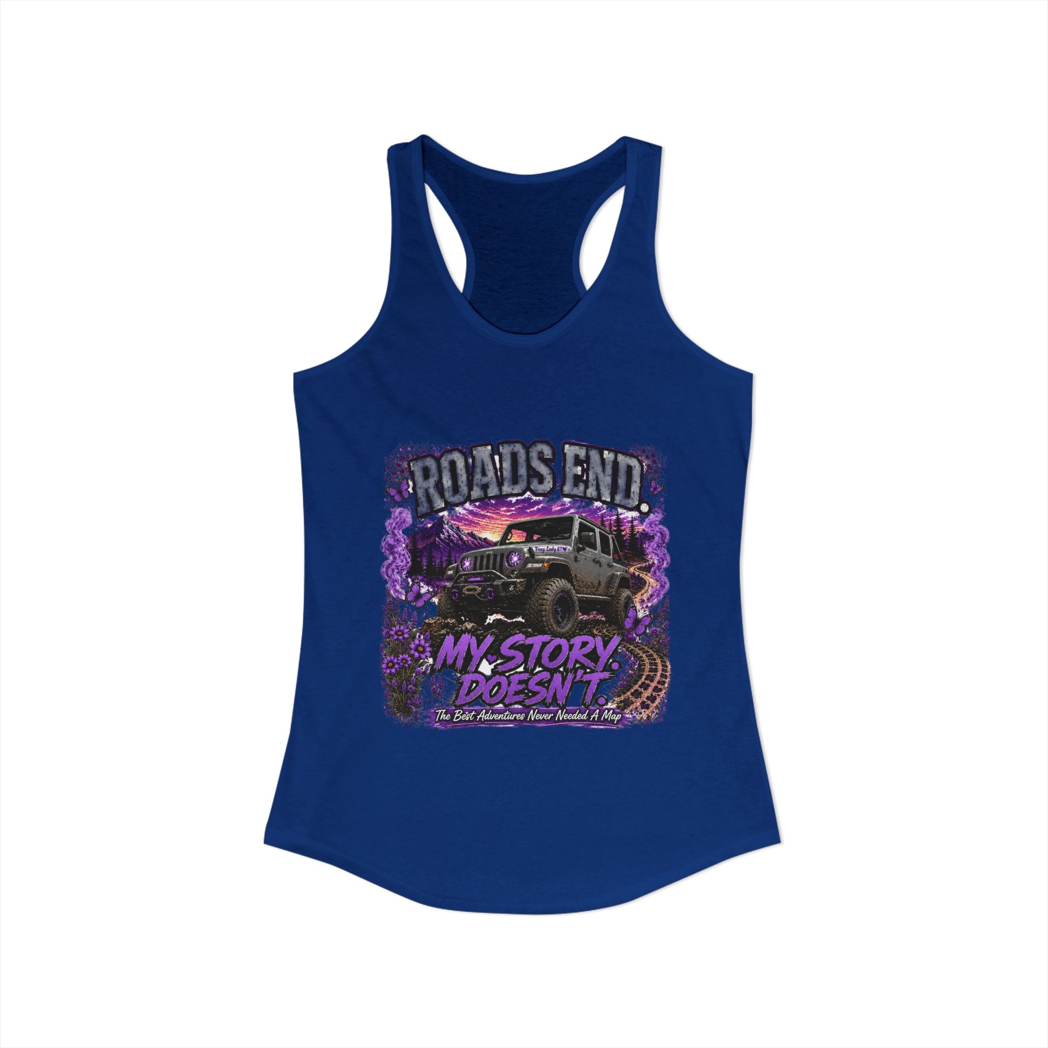 Roads End Jeep Women's Ideal Racerback Tank