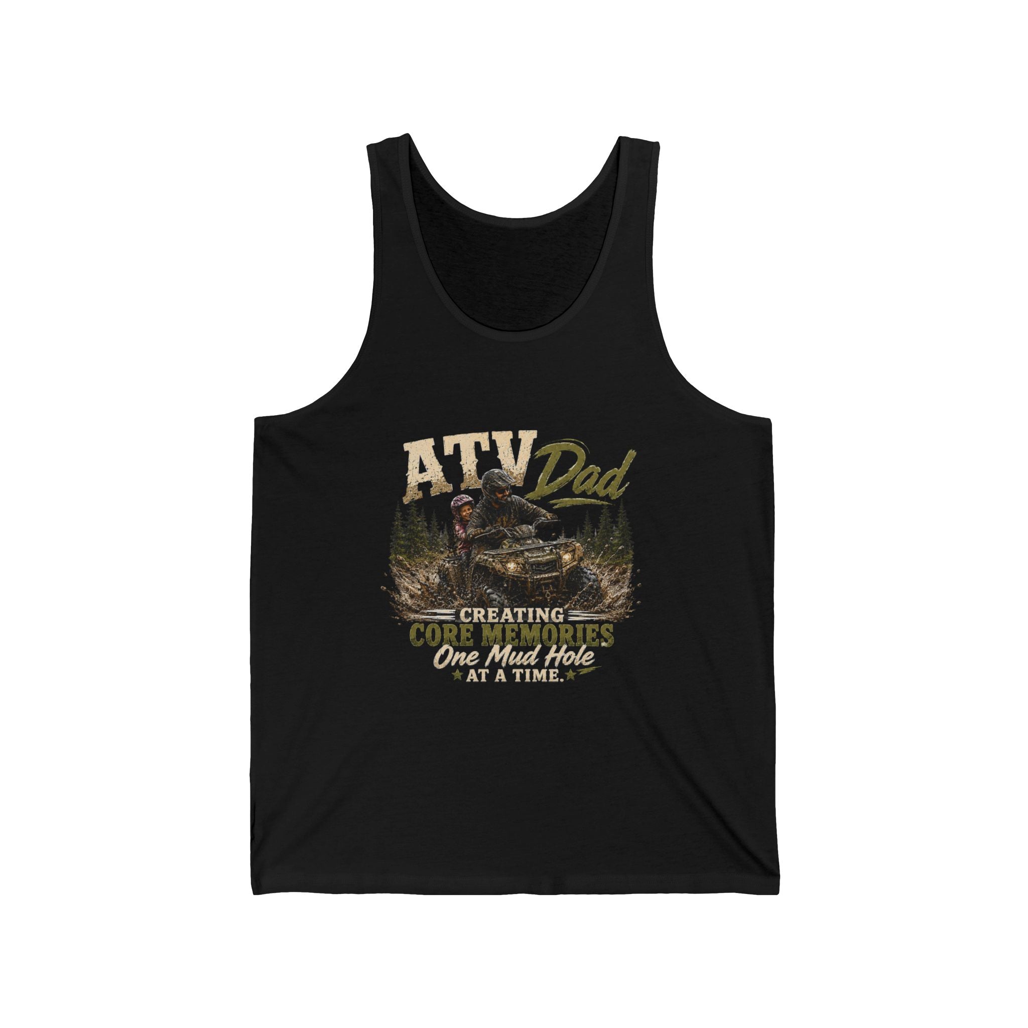"Creating Core Memories One Trail at a Time" Graphic Tank – ATV Dad Tank Top