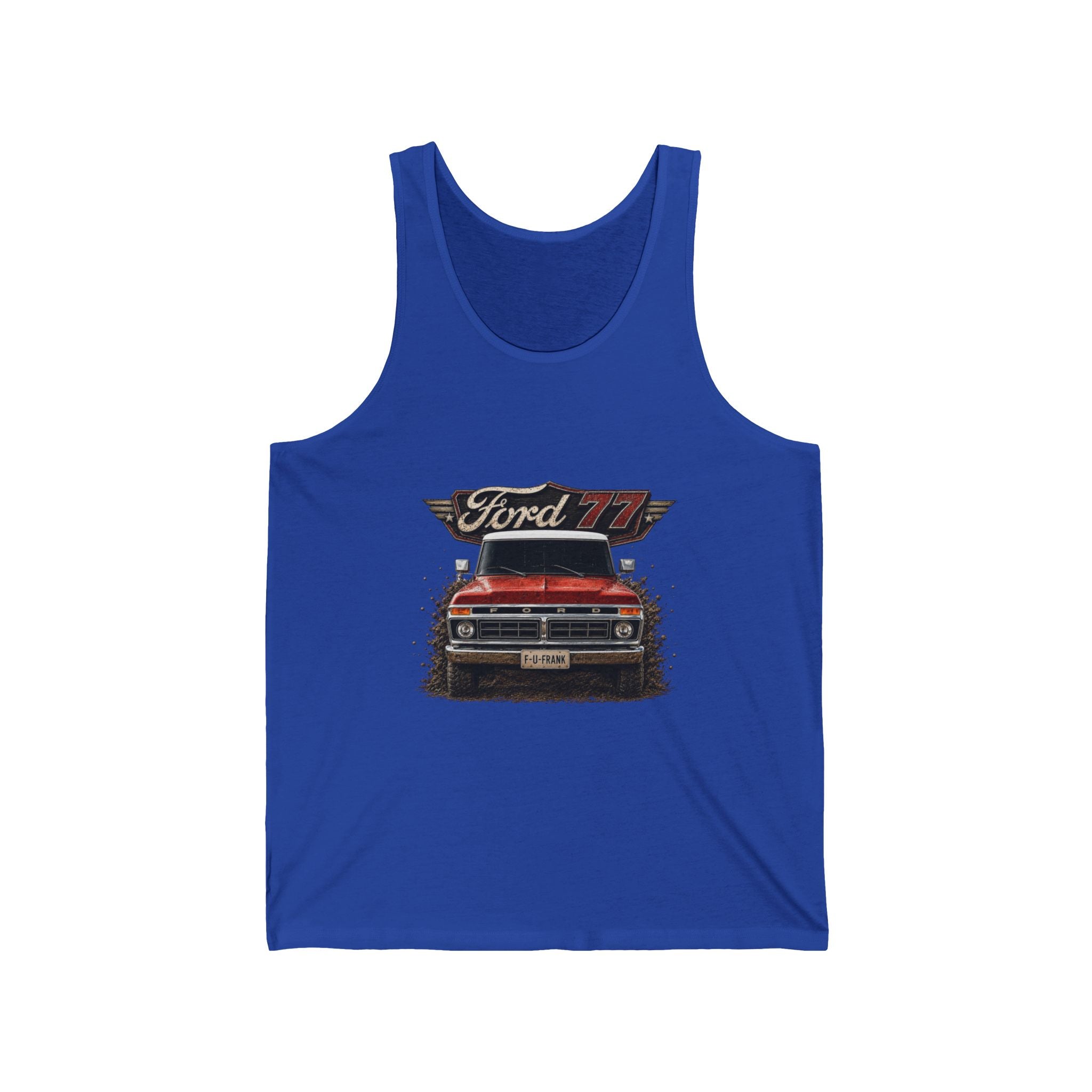 Ford F-150 Vintage Truck Tank Top — Classic Red Pickup Graphic