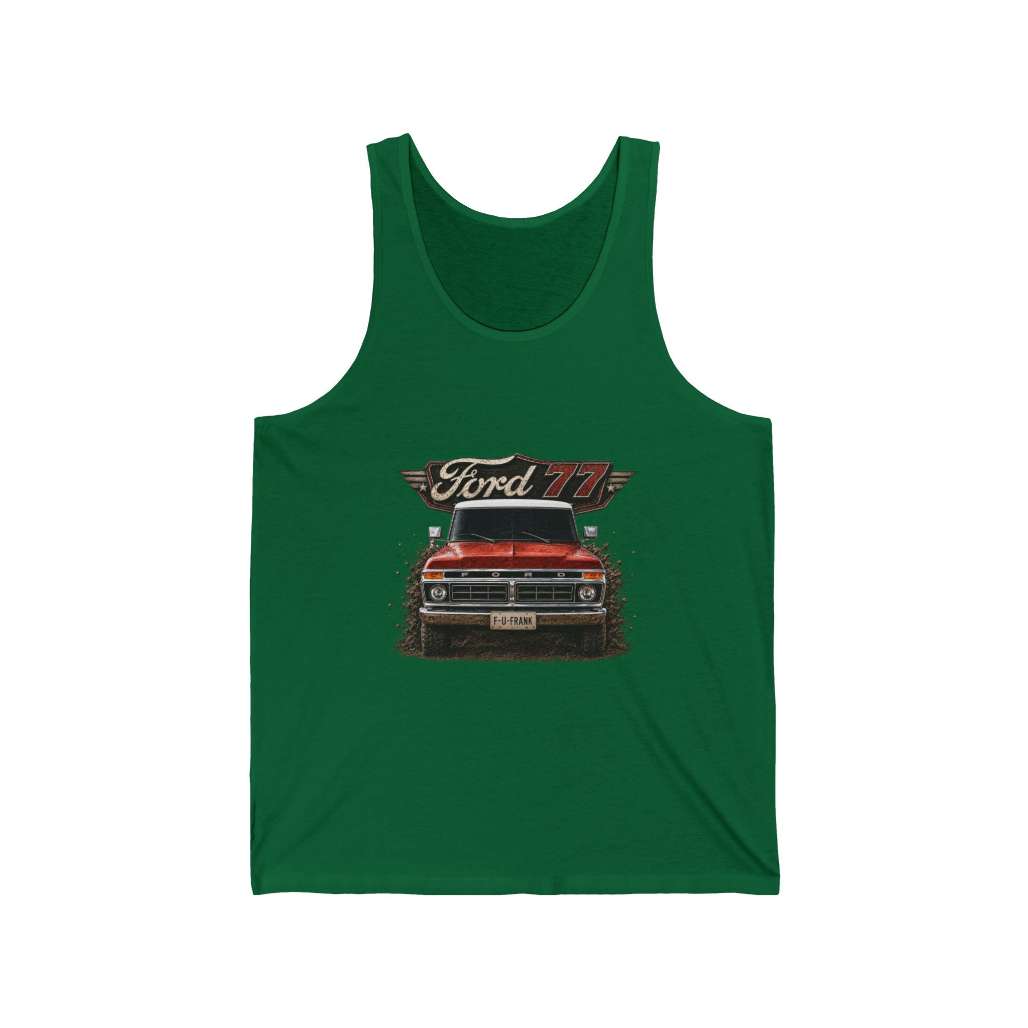Ford F-150 Vintage Truck Tank Top — Classic Red Pickup Graphic