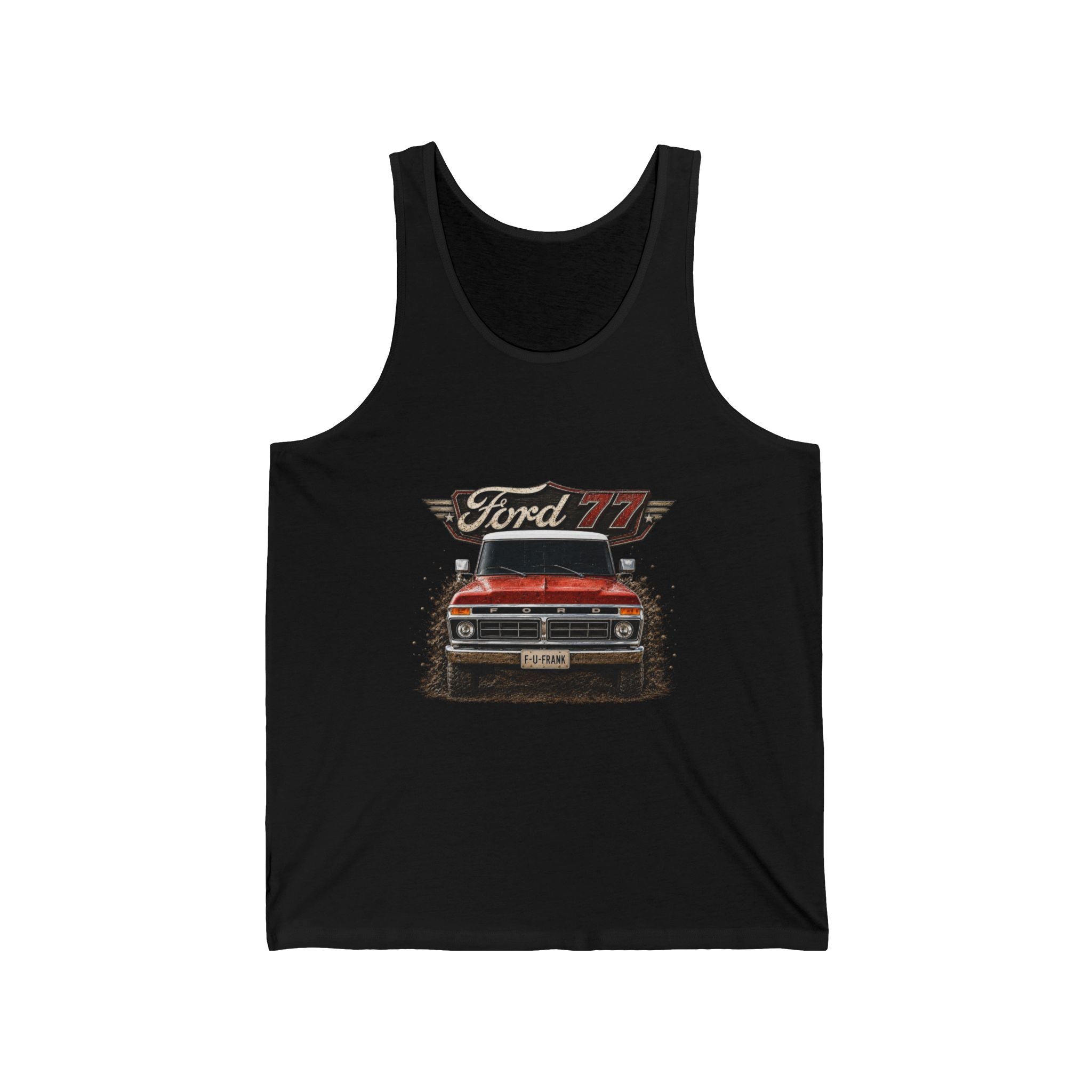 Ford F-150 Vintage Truck Tank Top — Classic Red Pickup Graphic