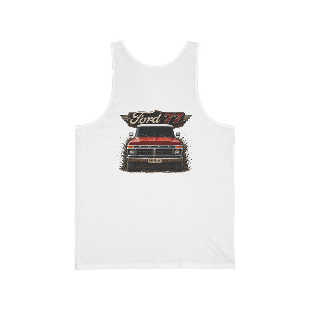 Ford 77 Vintage Truck Tank Top — Retro Pickup Truck Graphic Vest
