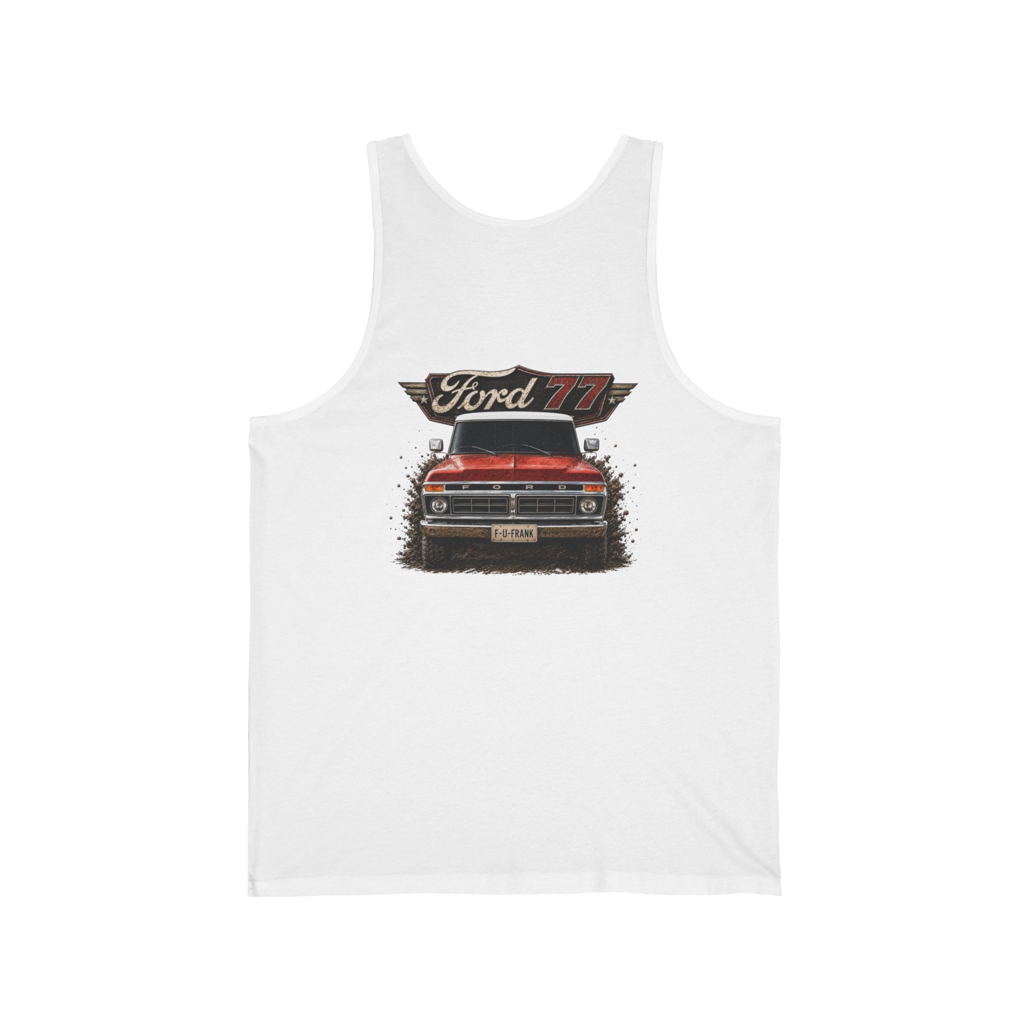 Ford 77 Vintage Truck Tank Top — Retro Pickup Truck Graphic Vest