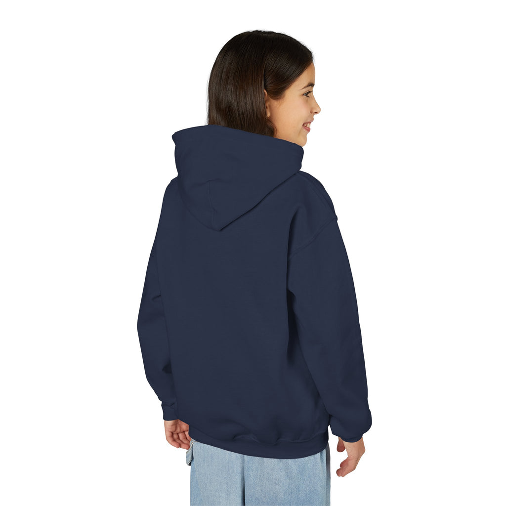 "Smile First, Plan Later" Rainbow Chaos Quote Pullover - Youth Hoodie -
