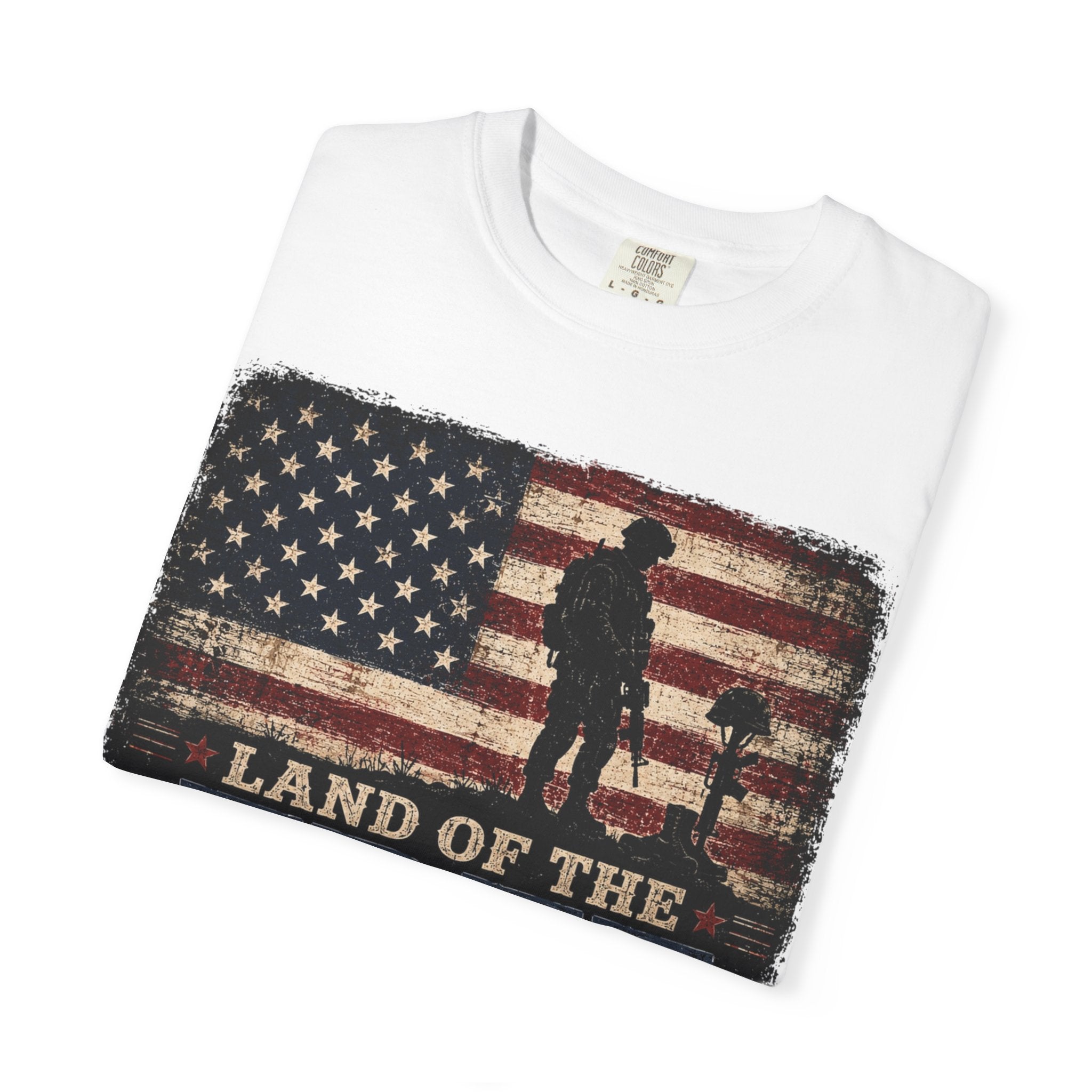 Land of the Free Because of the Brave T-Shirt