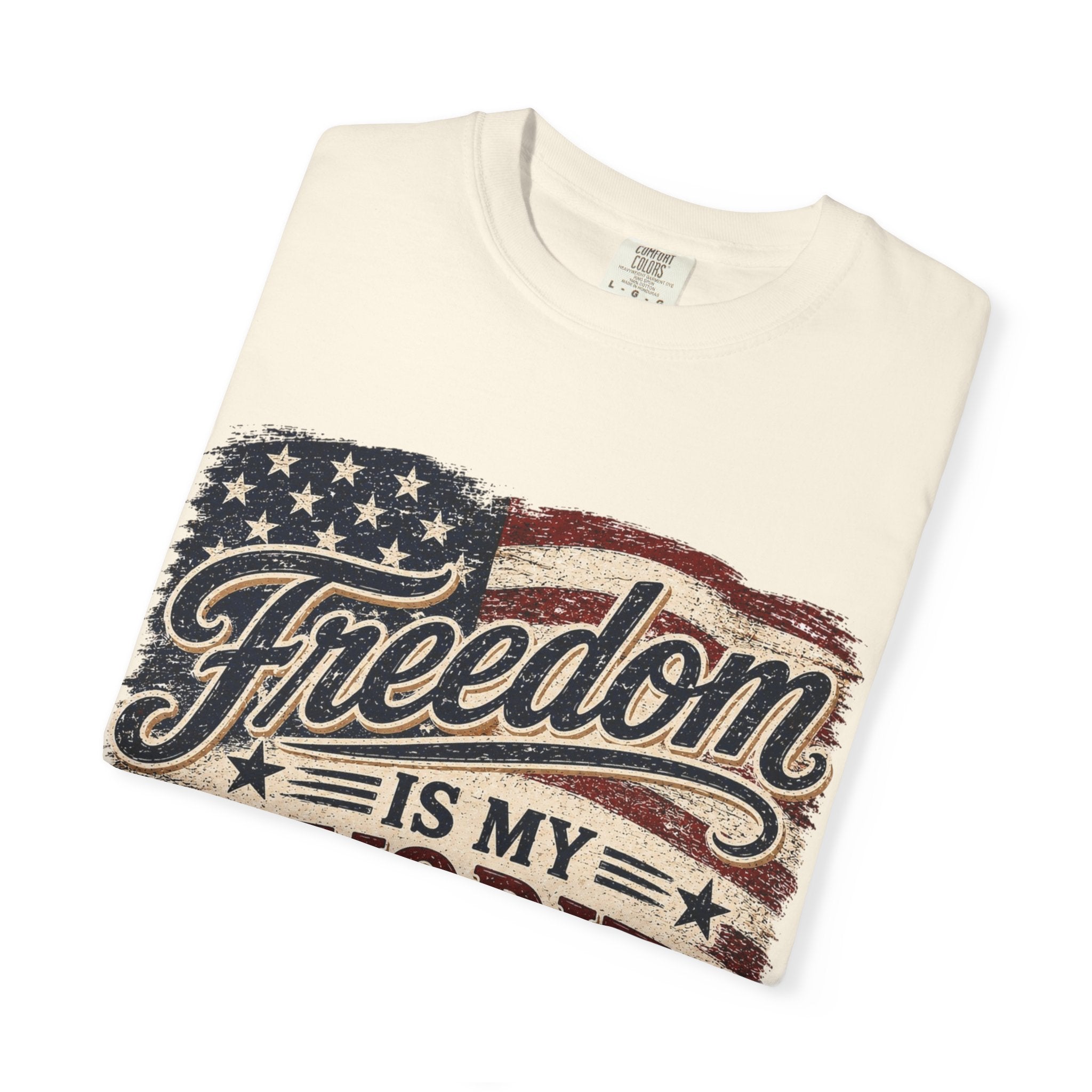 Freedom Is My Favorite Color T-Shirt — Patriotic American Flag Tee