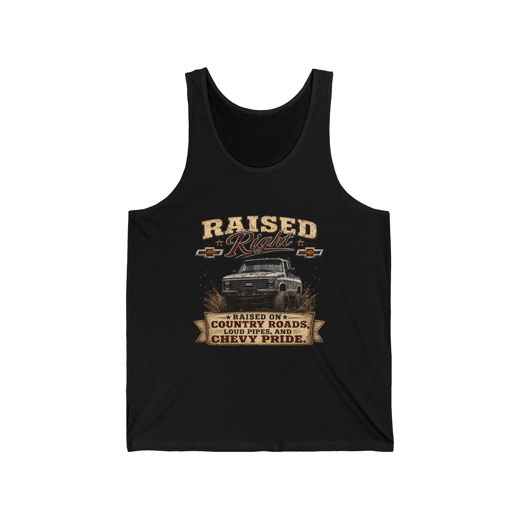 Raised on Country Roads Chevy Pride Tank