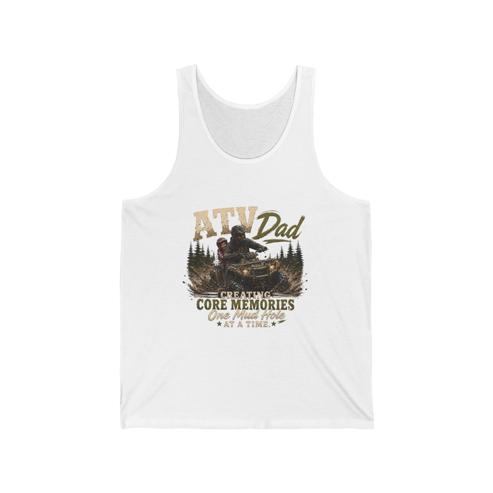 "Creating Core Memories One Trail at a Time" Graphic Tank – ATV Dad Tank Top
