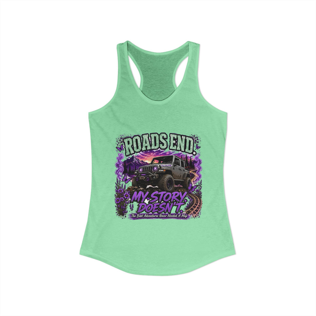 Roads End Jeep Women's Ideal Racerback Tank