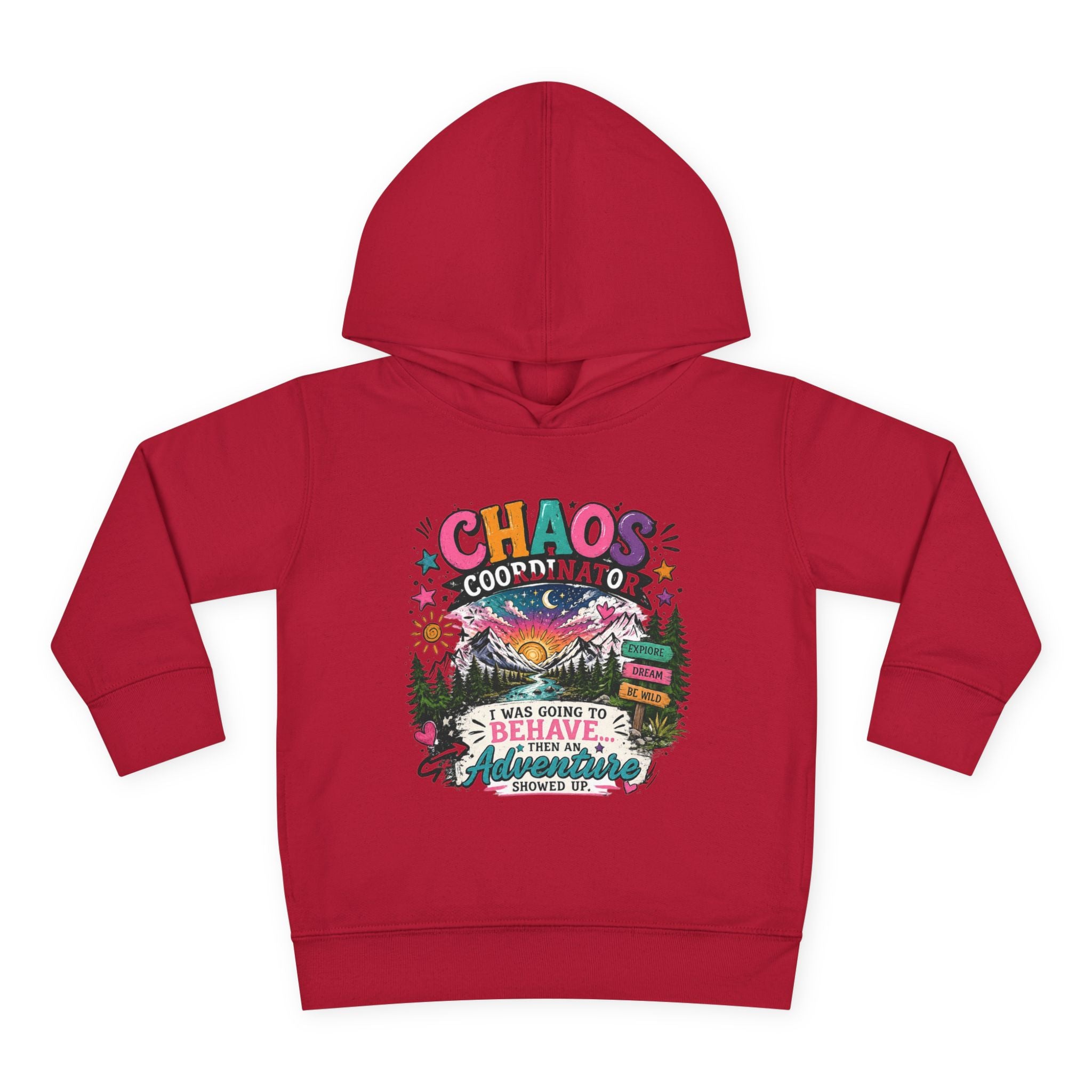 Chaos Coordinator Toddler Pullover Fleece Hoodie
