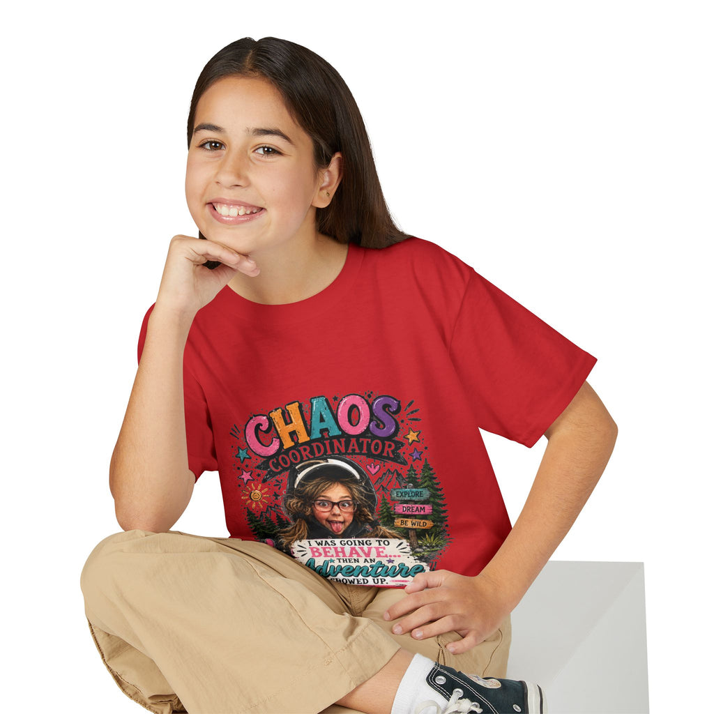 "Chaos Coordinator" Adventure Graphic Kids Tee - Youth T-Shirt -