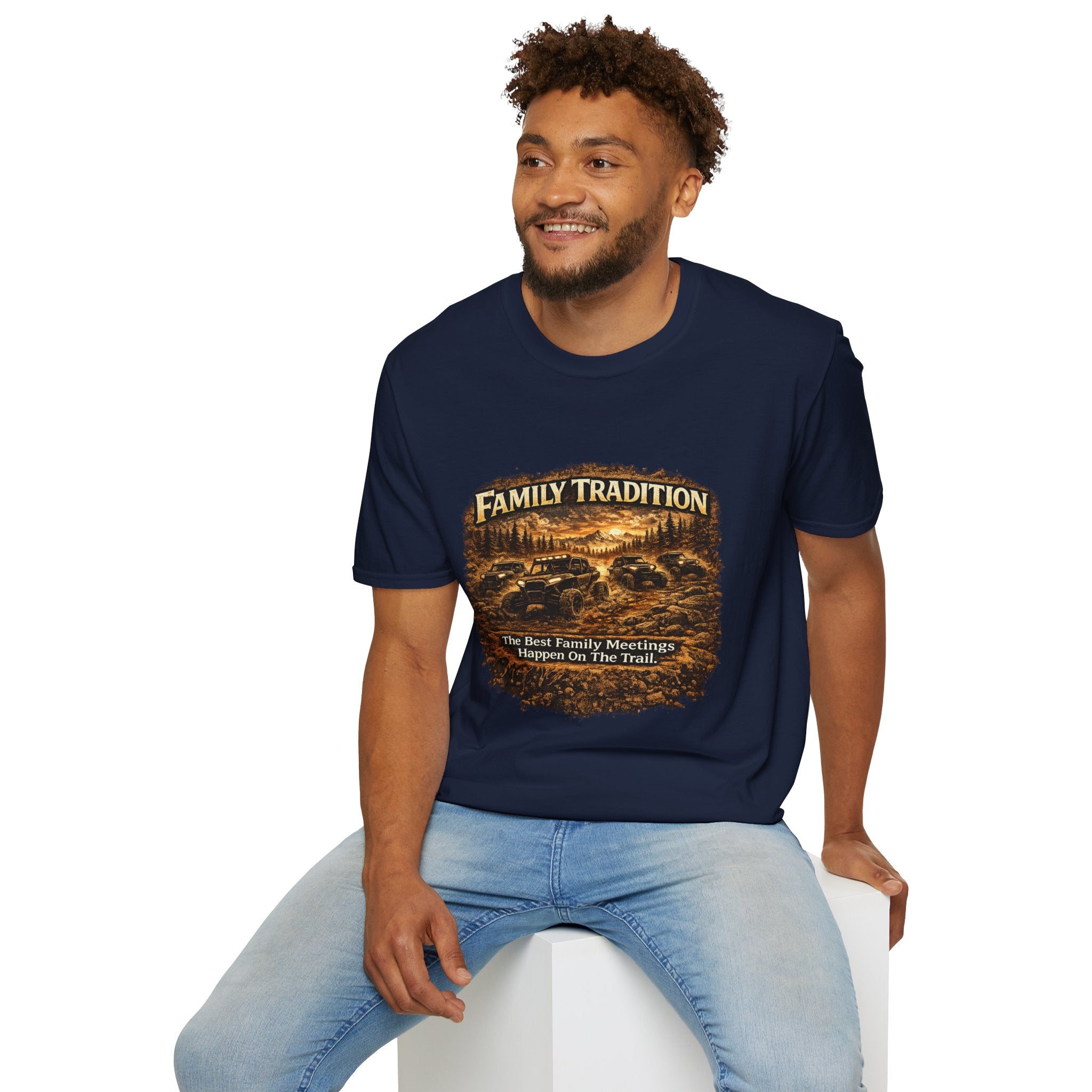 "Family Tradition" Off-Road Truck Vintage Graphic — T-Shirt