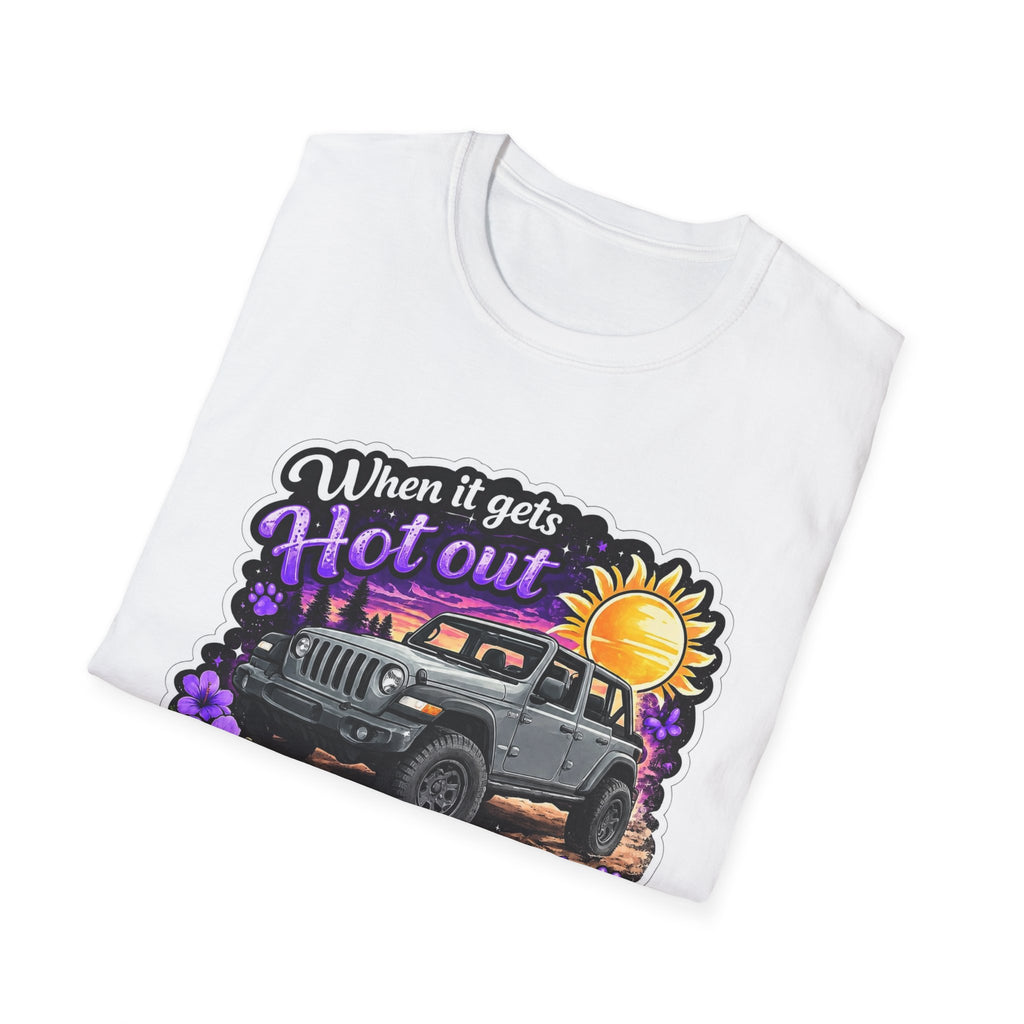 When It Gets Hot (Purple) Unisex Softstyle T-Shirt