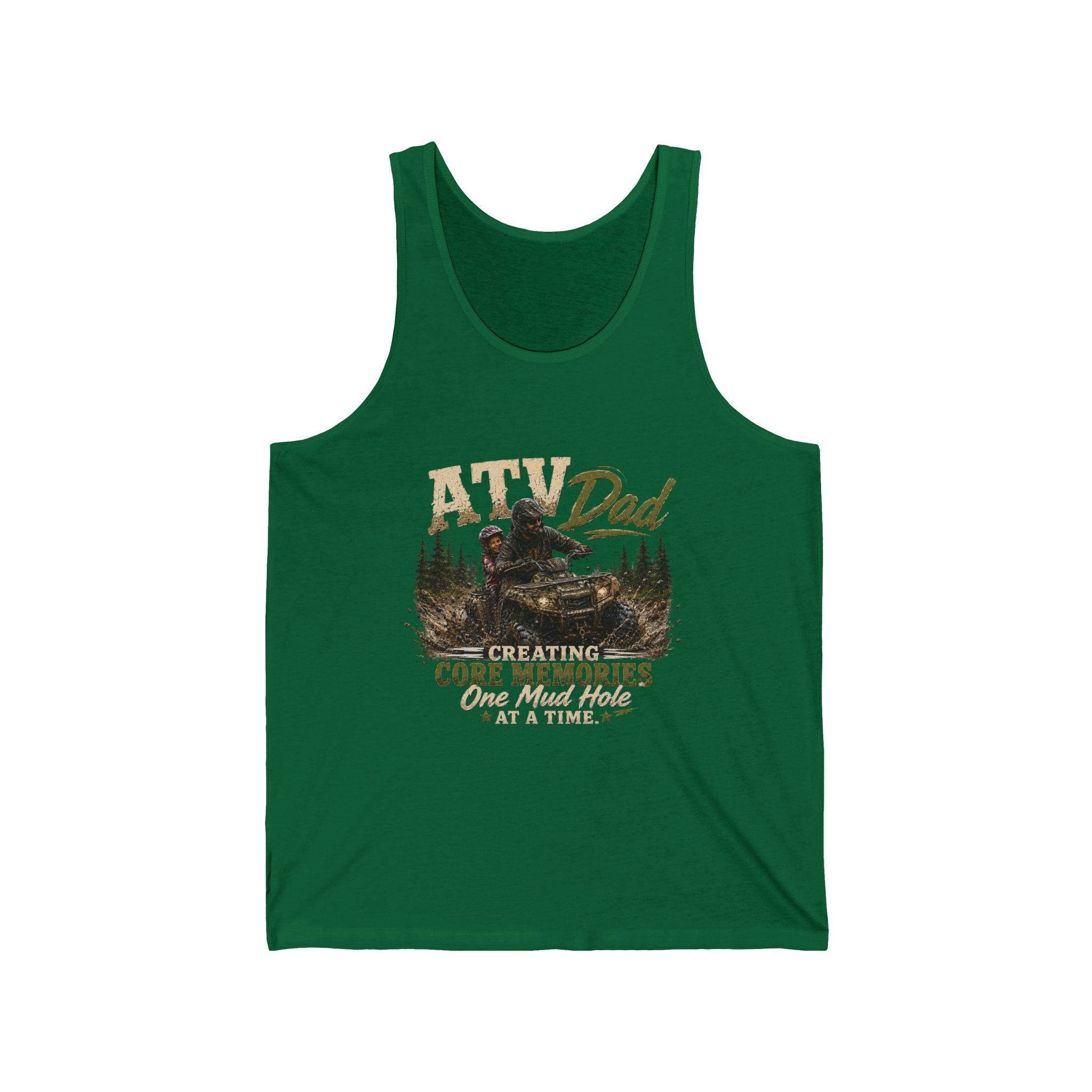"Creating Core Memories One Trail at a Time" Graphic Tank – ATV Dad Tank Top