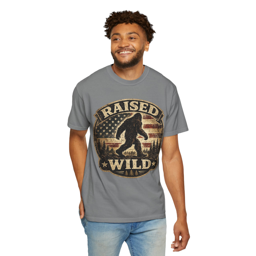 Raised Wild Bigfoot T-shirt