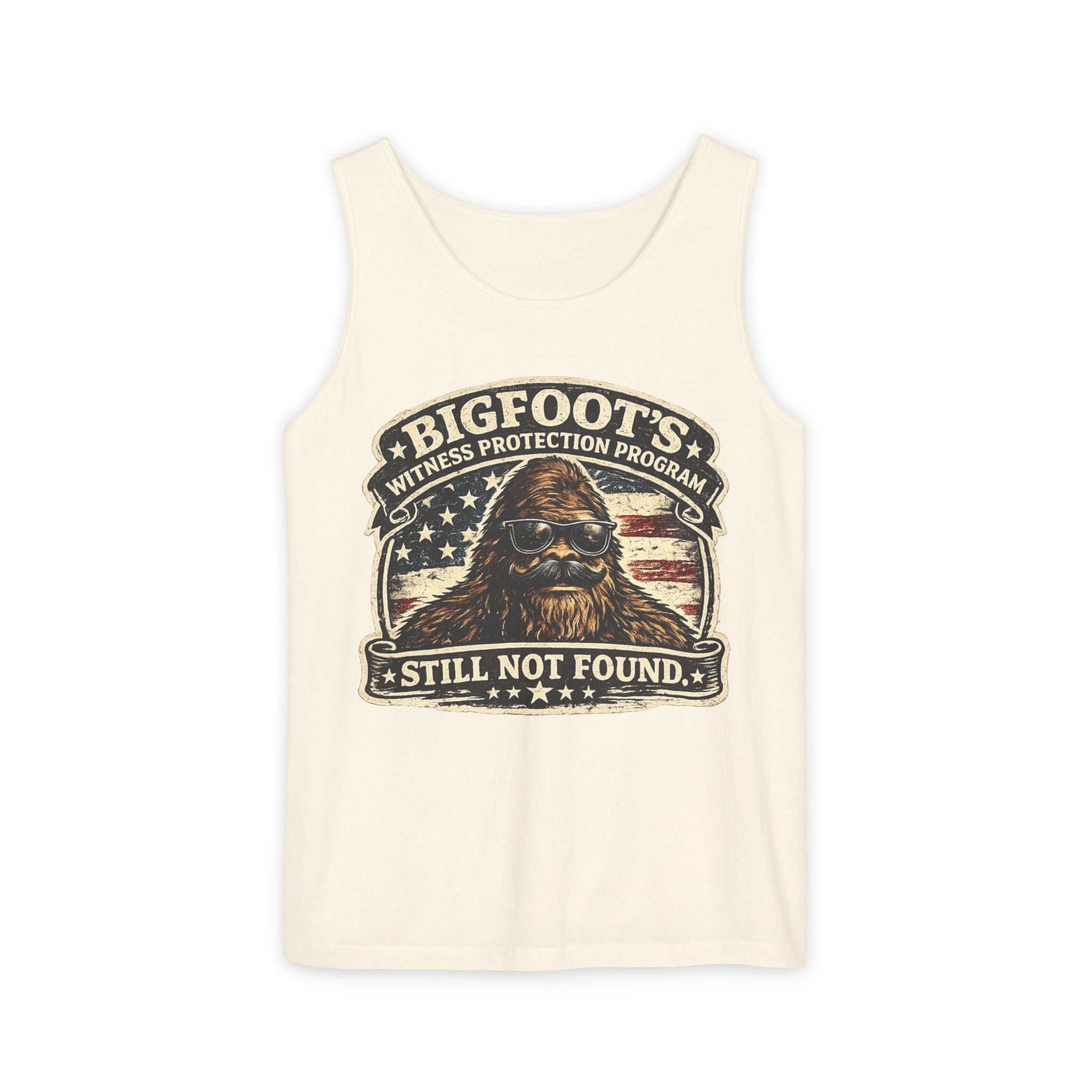 Bigfoot's Witness Protection Program Tank Top