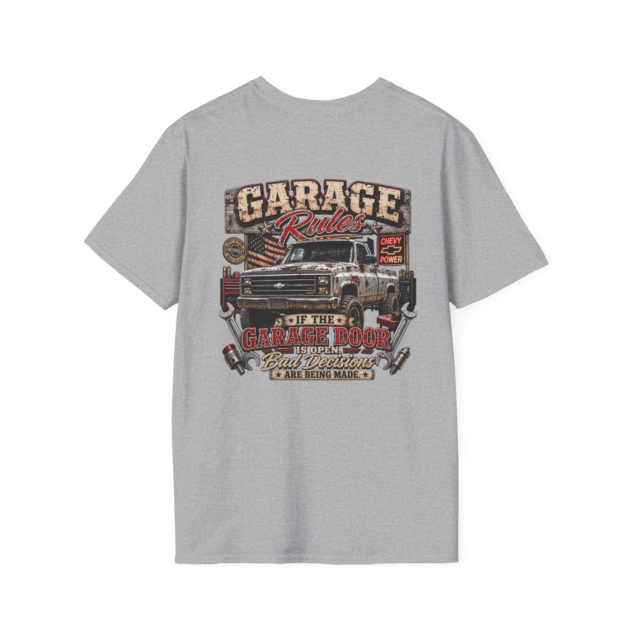 Garage Rules - Chevrolet K30 Vintage Badge T-Shirt
