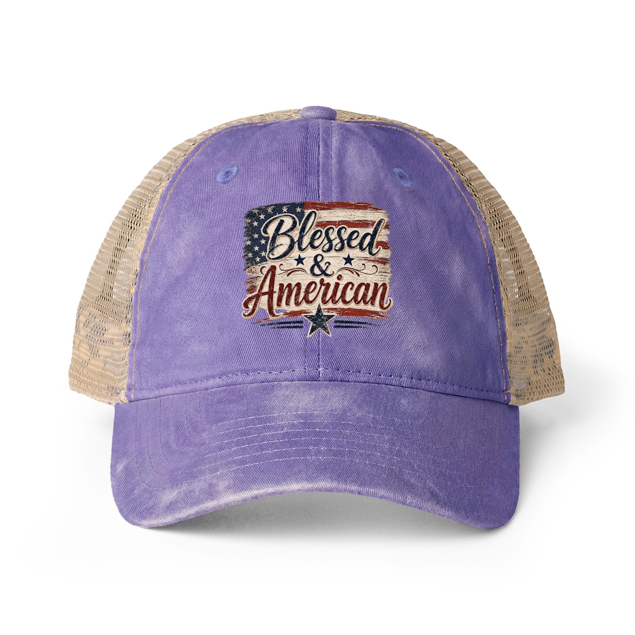 Women's Washed Mesh-Back Cap