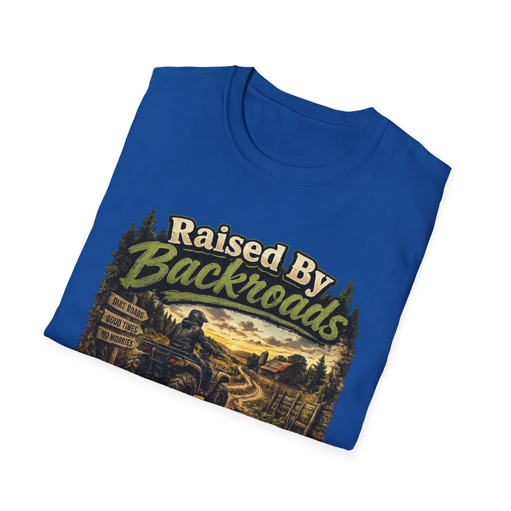 Raised By Backroads T-Shirt — Rustic Country Outdoor Graphic Tee