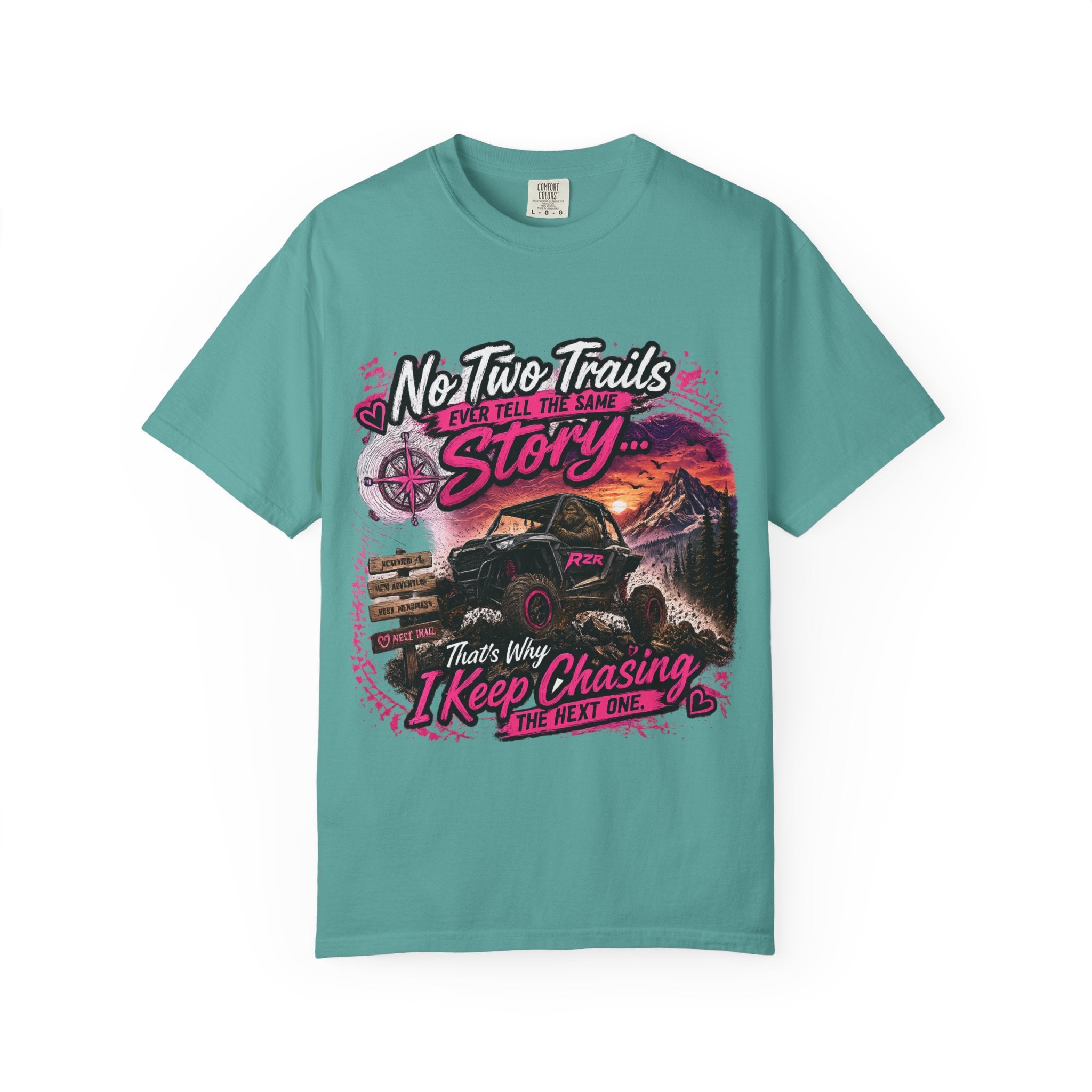Off‑Road Truck T‑Shirt — “No Two Trails Ever Tell the Same Story” Adventure Tee