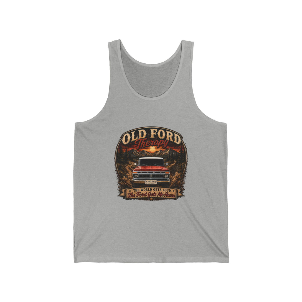 Old Ford Pickup Vintage Tank Top — Retro Truck Graphic Tank